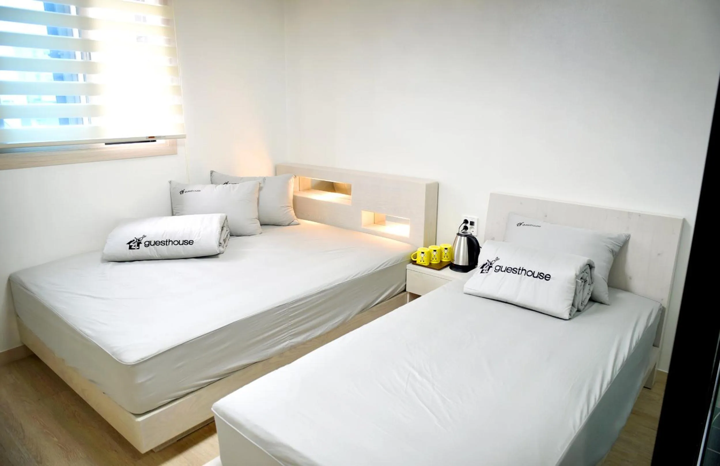 Decorative detail, Bed in 24 Guesthouse Suncheon