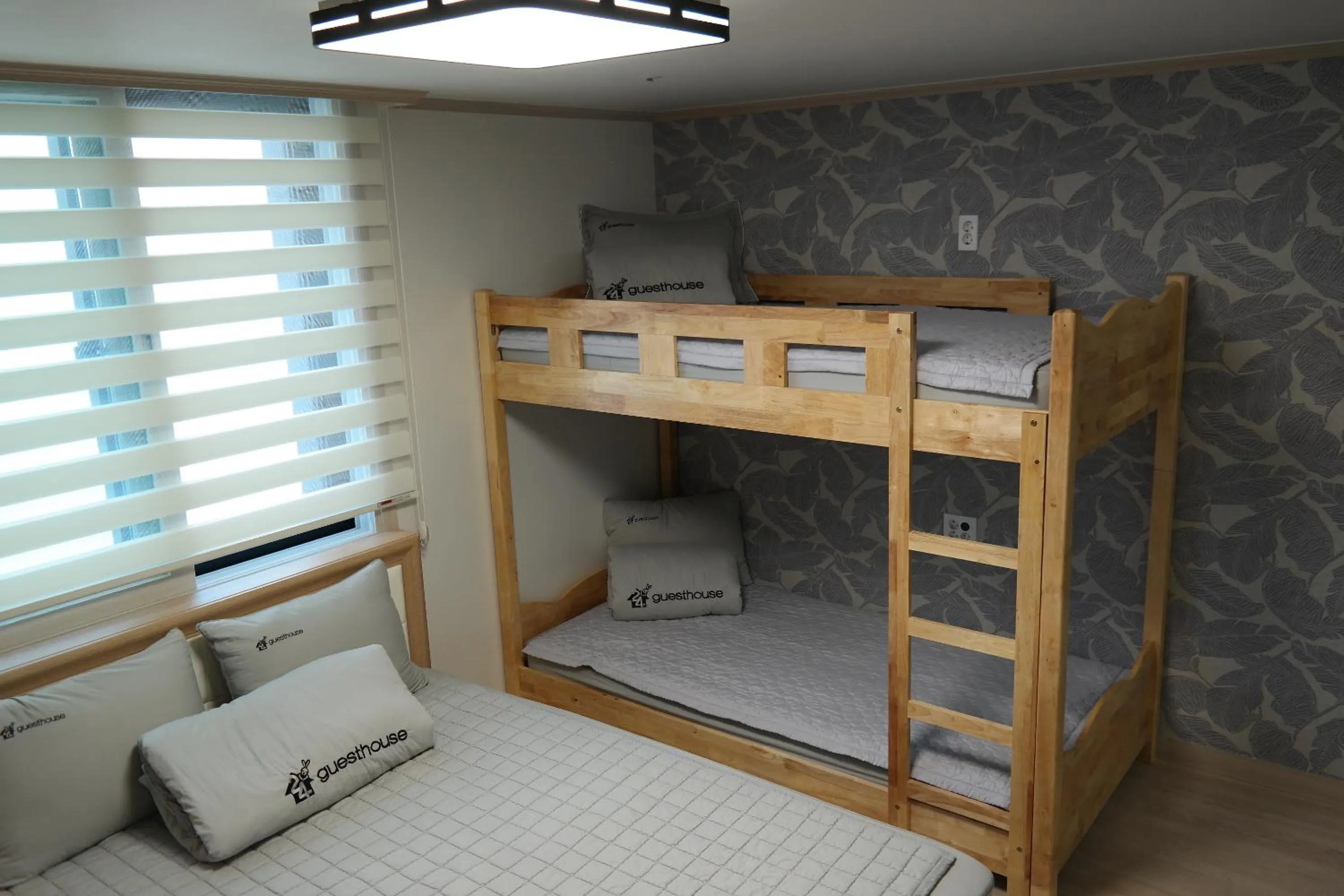 Decorative detail, Bed in 24 Guesthouse Suncheon