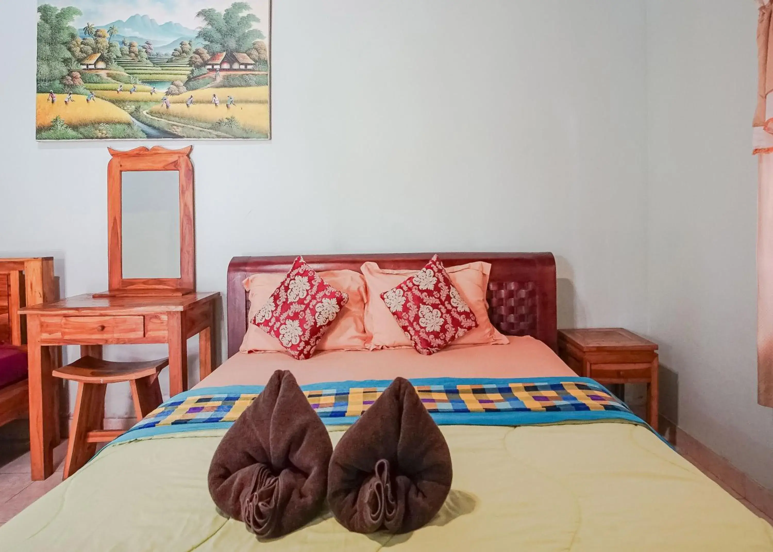 Bed in Aurora House Ubud Bed in Aurora House Ubud