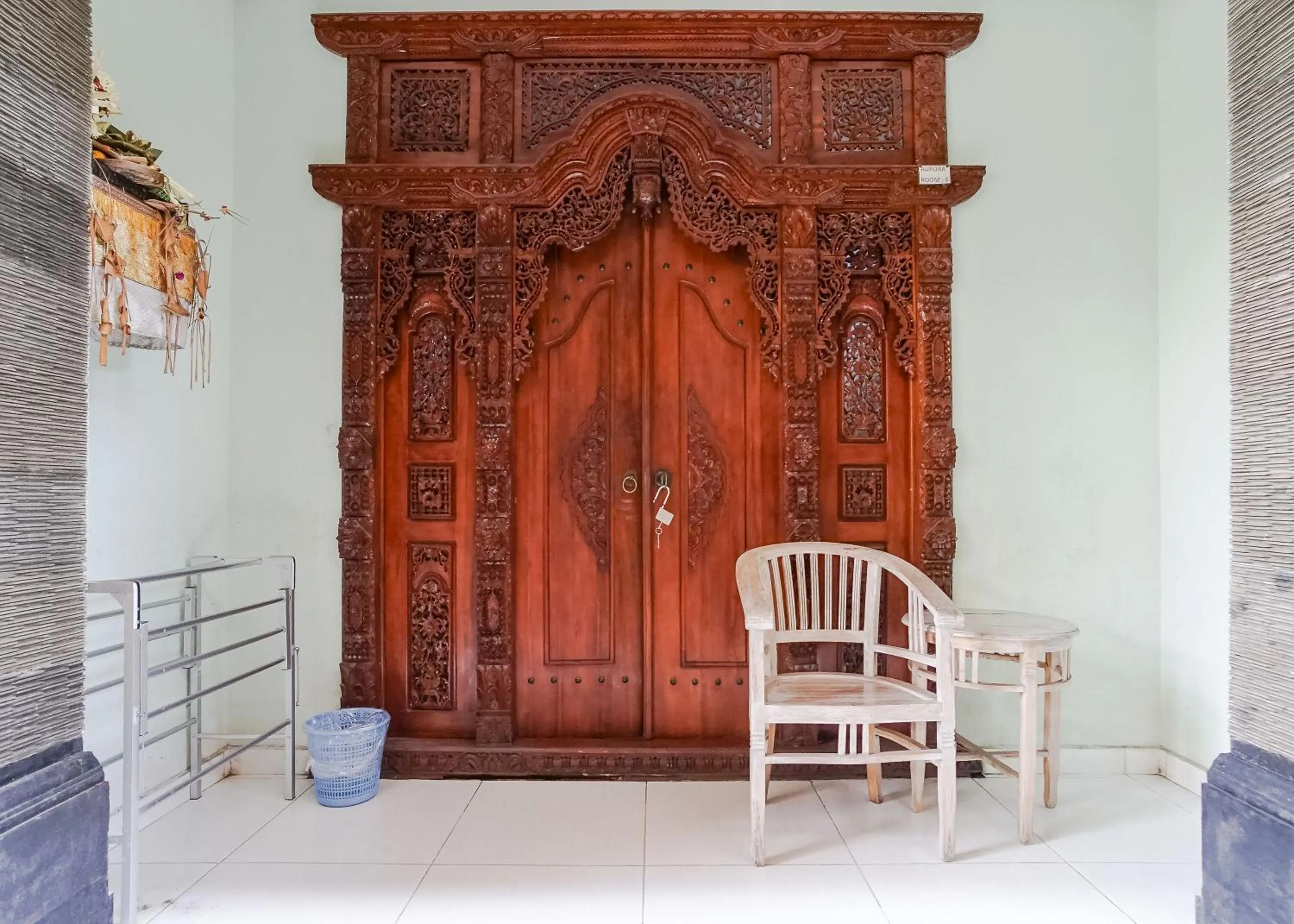 Seating area in Aurora House Ubud