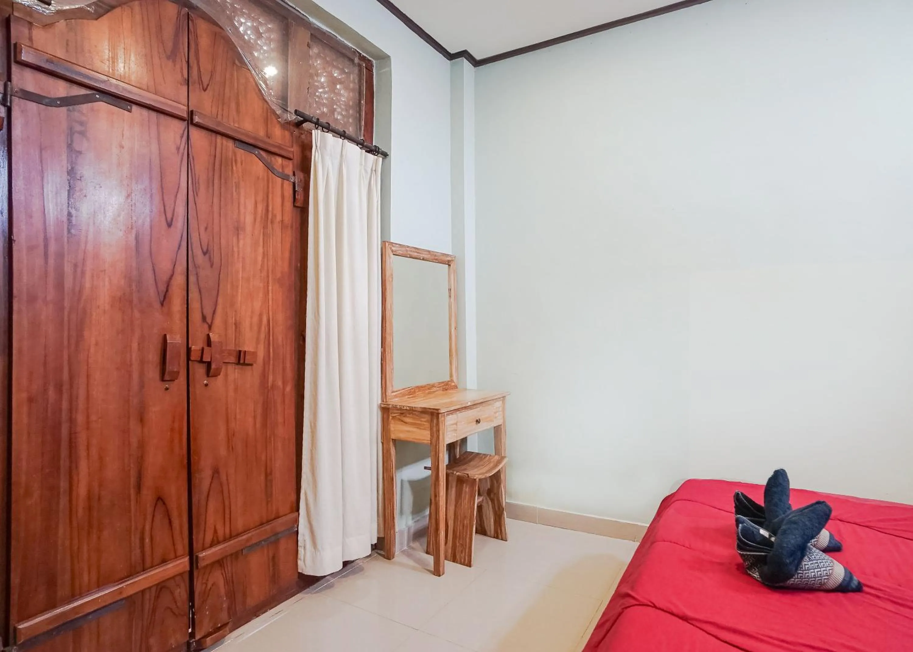 Bed in Aurora House Ubud