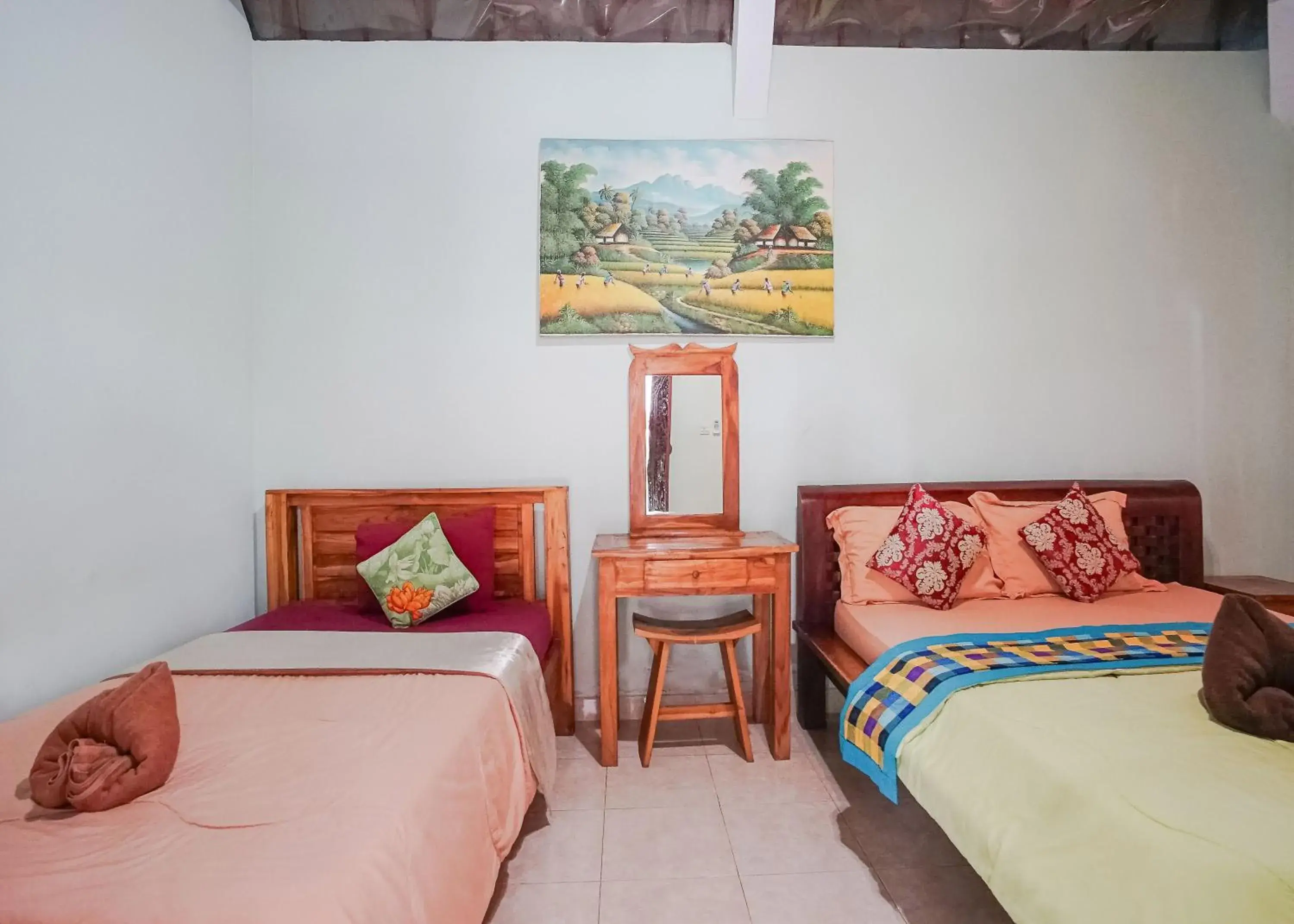 Bed in Aurora House Ubud Bed in Aurora House Ubud