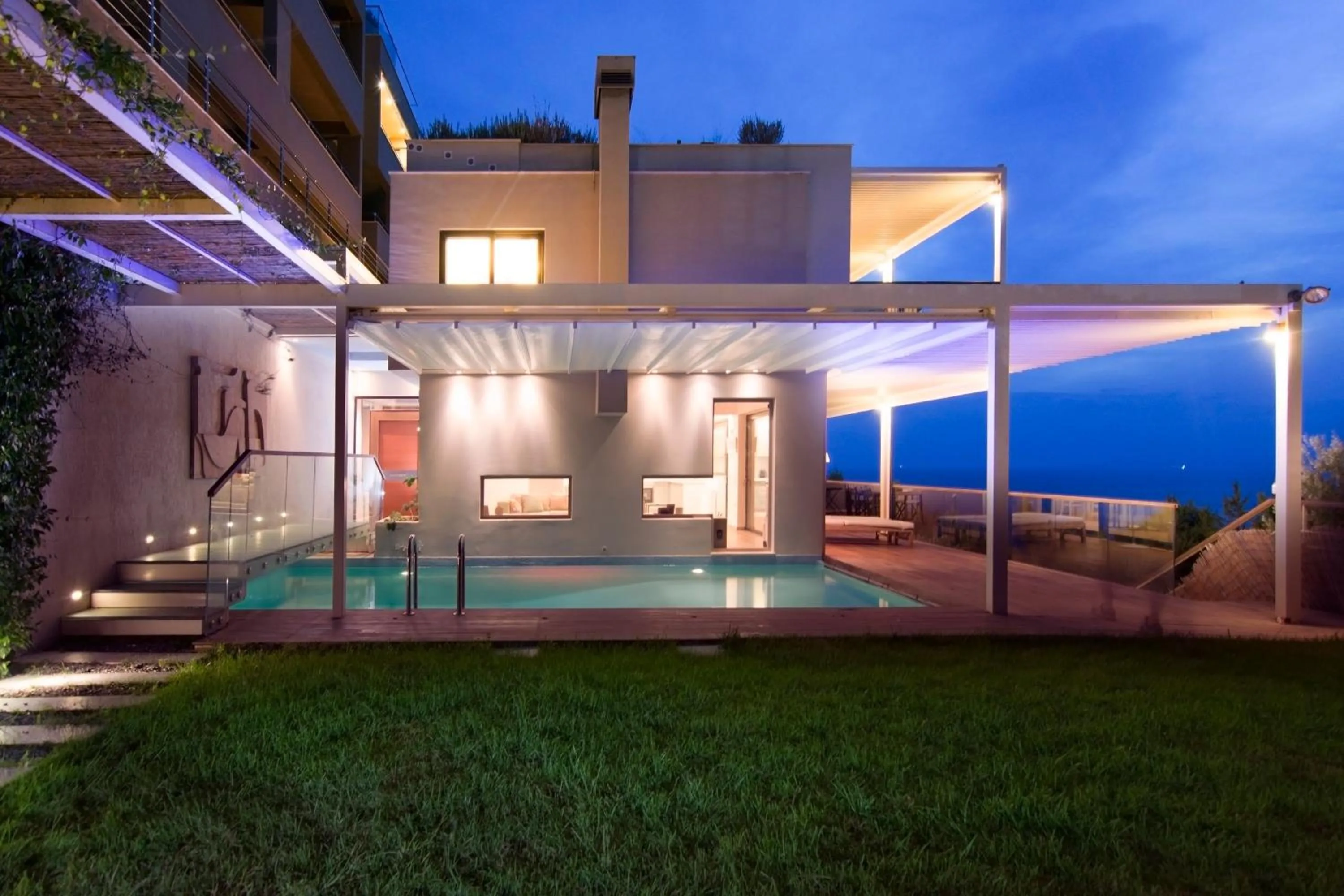 Night in Hidden Sanctuary In Saronida