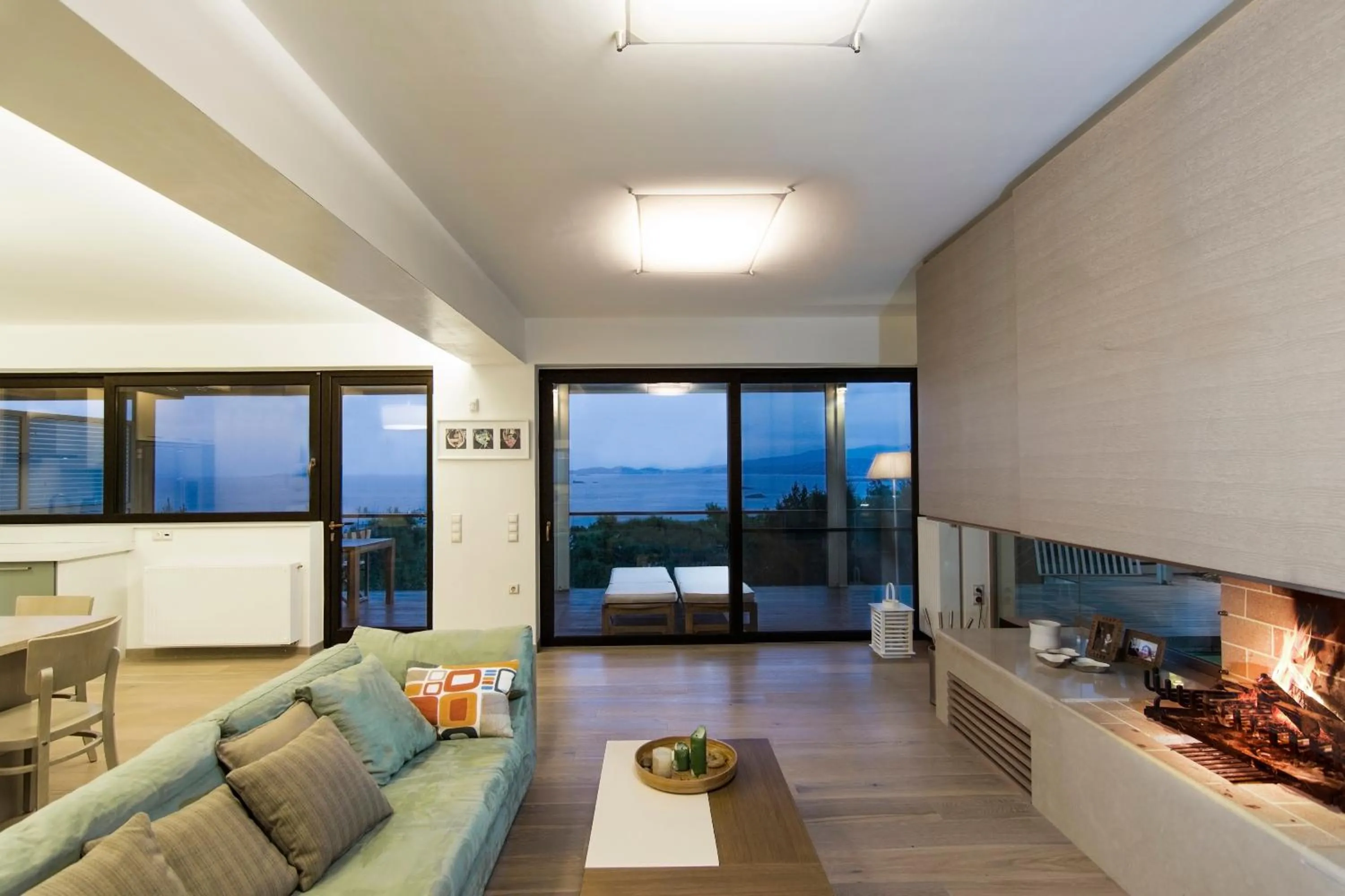 Living room in Hidden Sanctuary In Saronida