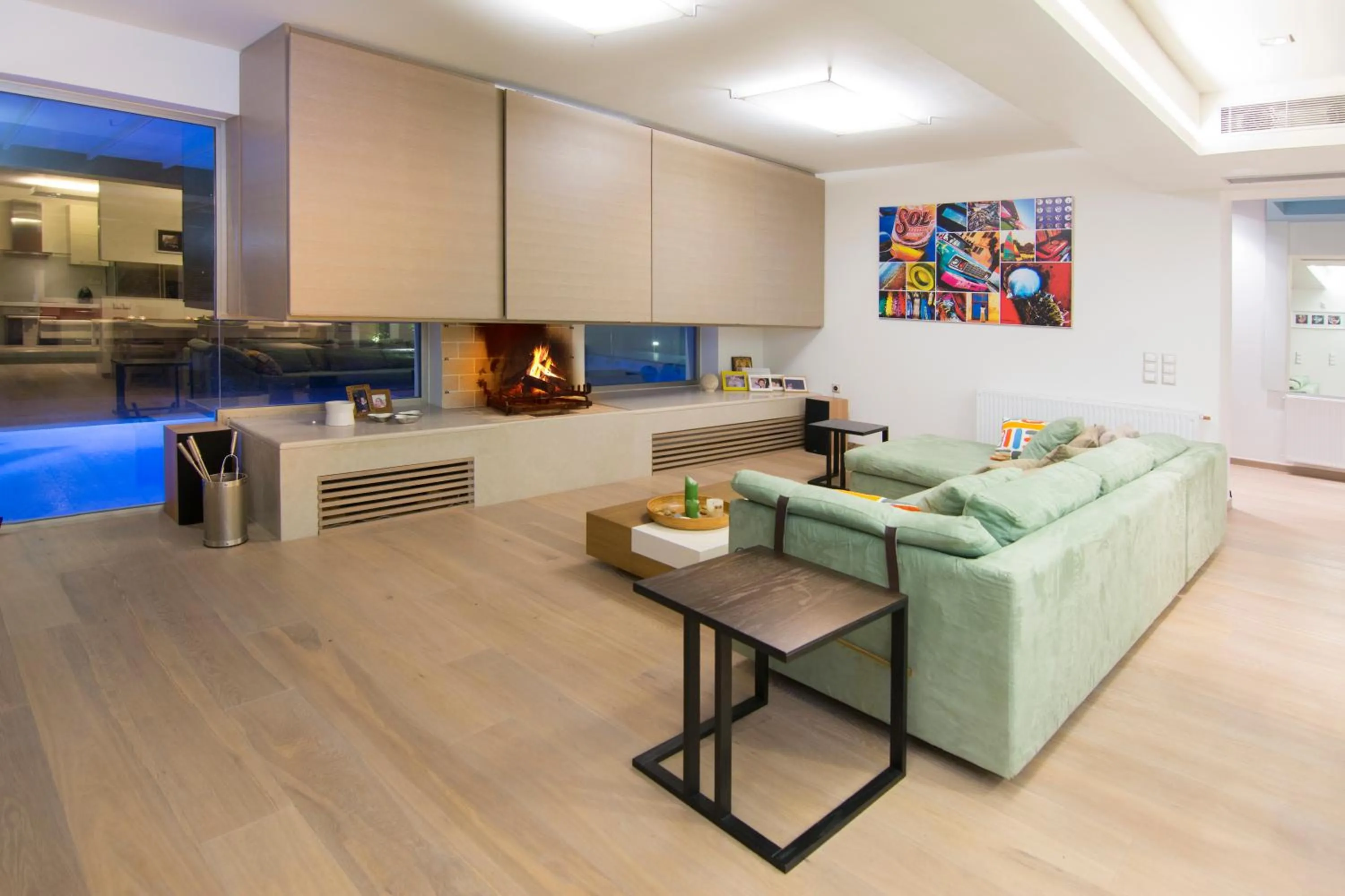 Communal lounge/ TV room in Hidden Sanctuary In Saronida