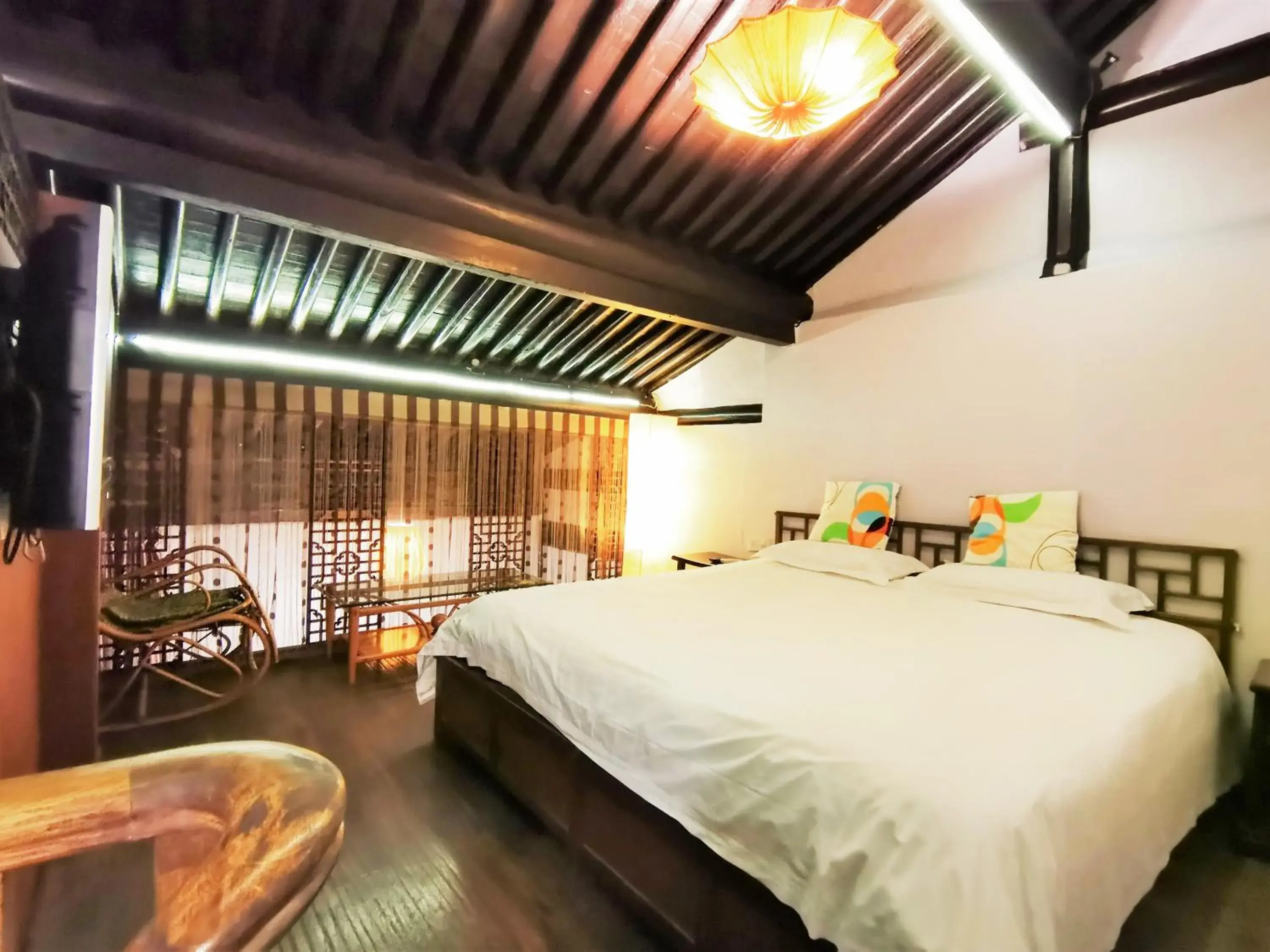 Bed in Shaoxing Laotaimen Luxun Native Place Youth Hostel Bed in Shaoxing Laotaimen Luxun Native Place Youth Hostel