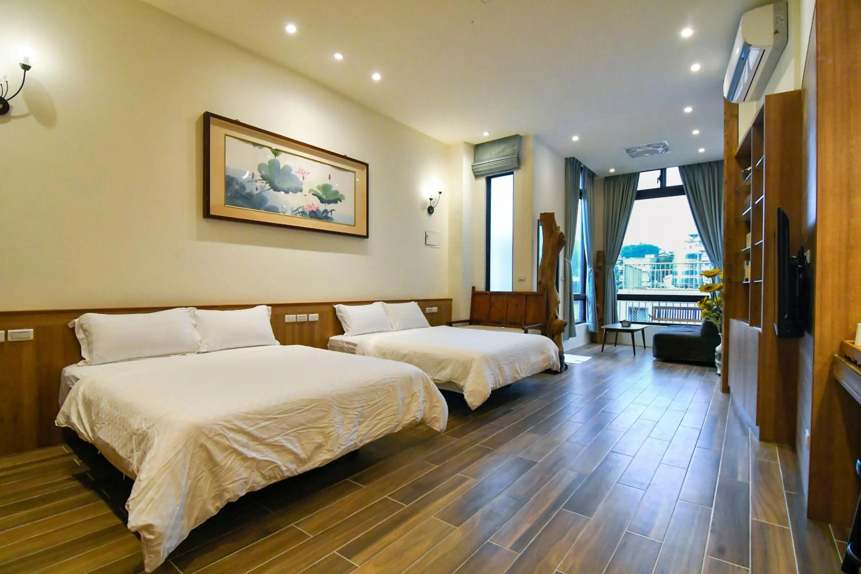 Bed in Chien Ching B&B