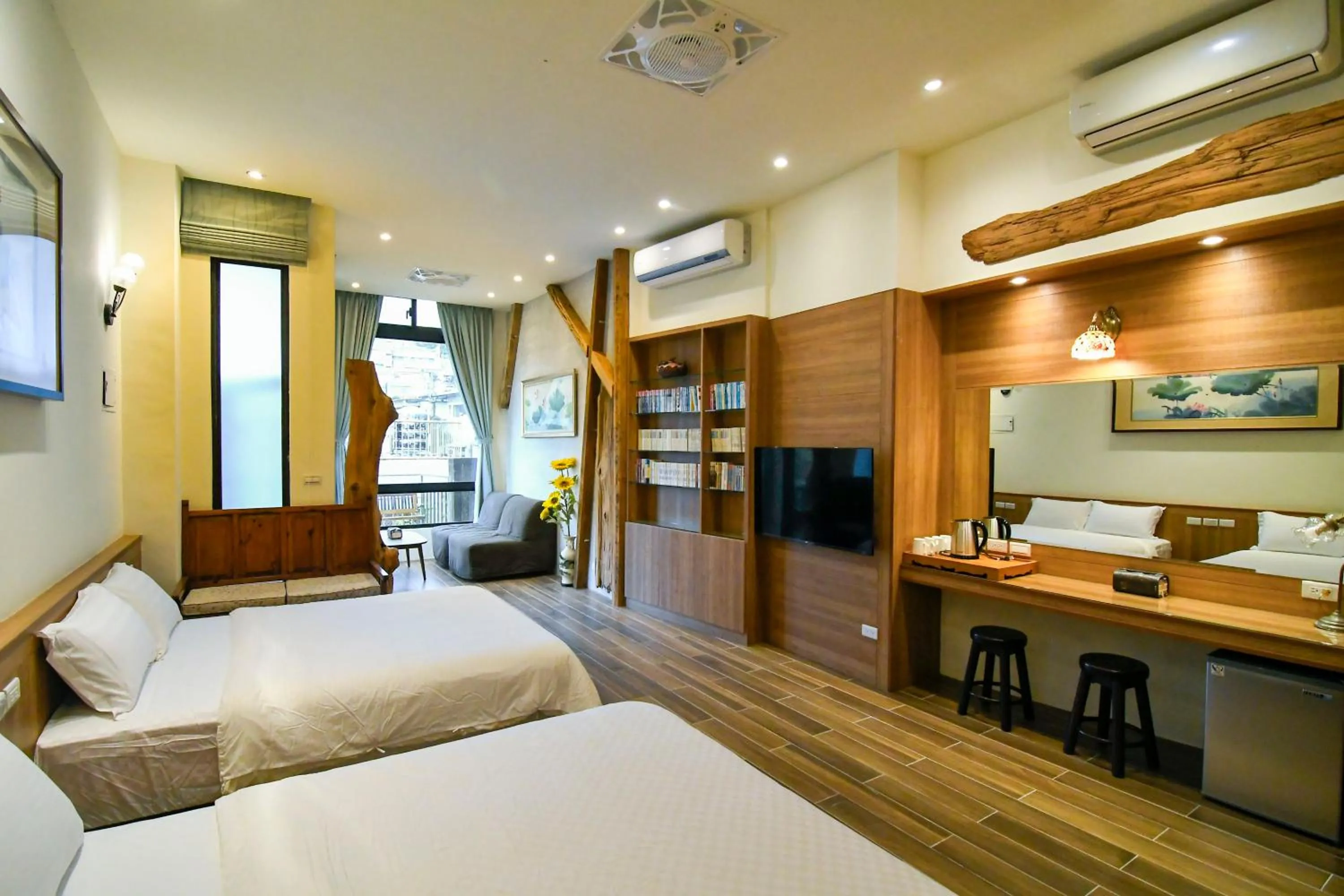 Bed in Chien Ching B&B