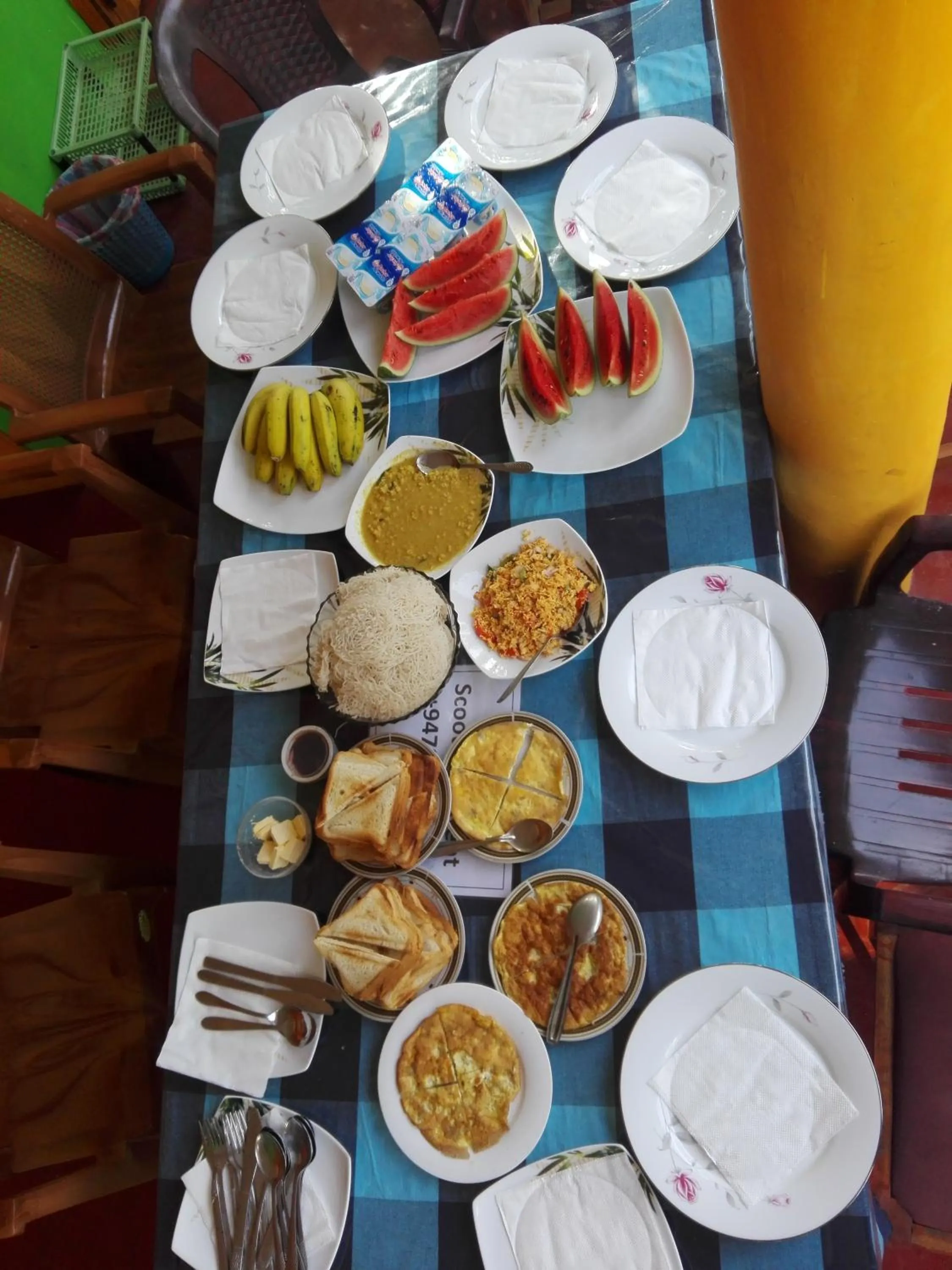 Asian breakfast in Ella New Green View