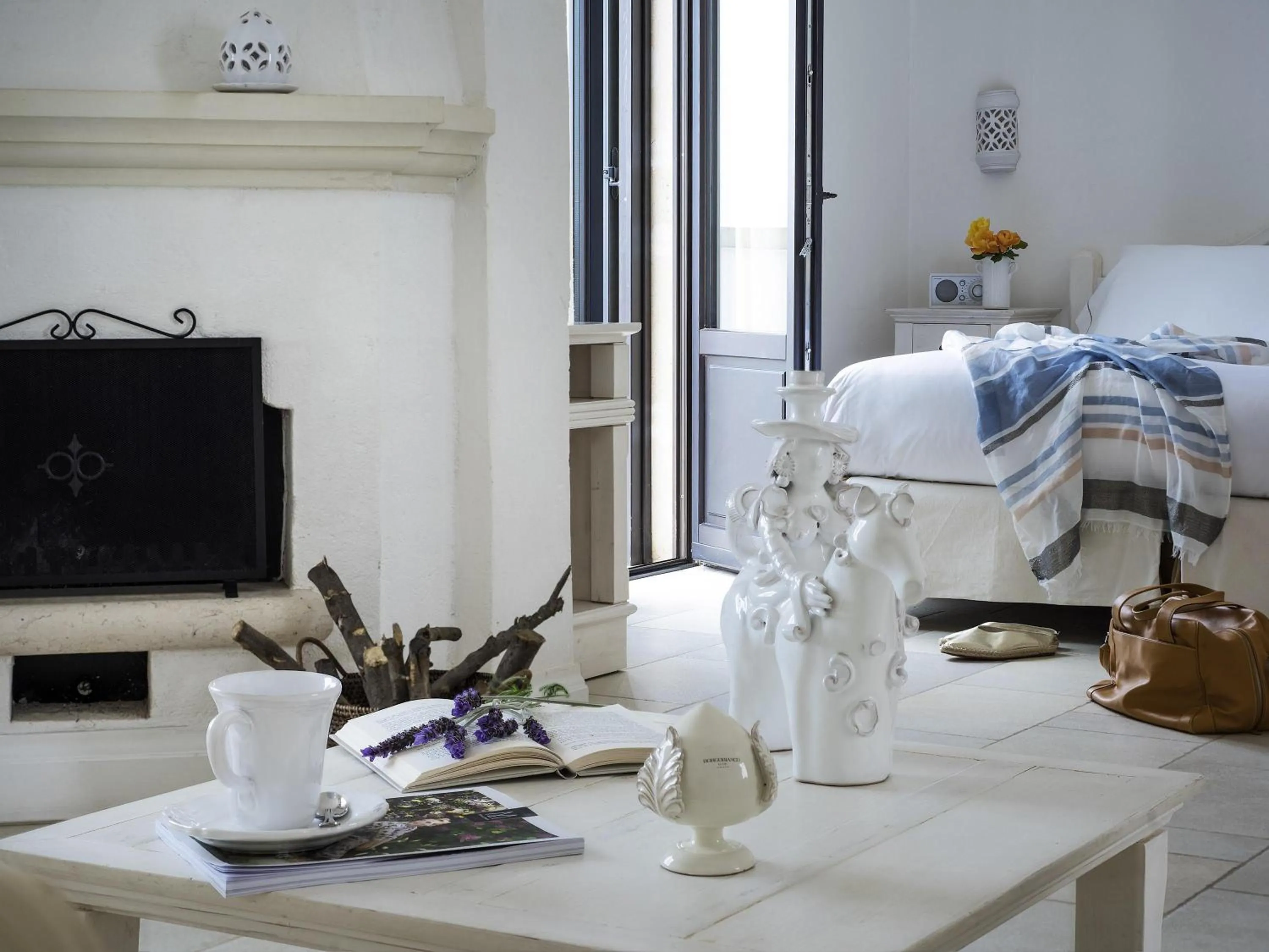 Bedroom, Bed in Borgobianco Resort & Spa Polignano - MGallery Collection