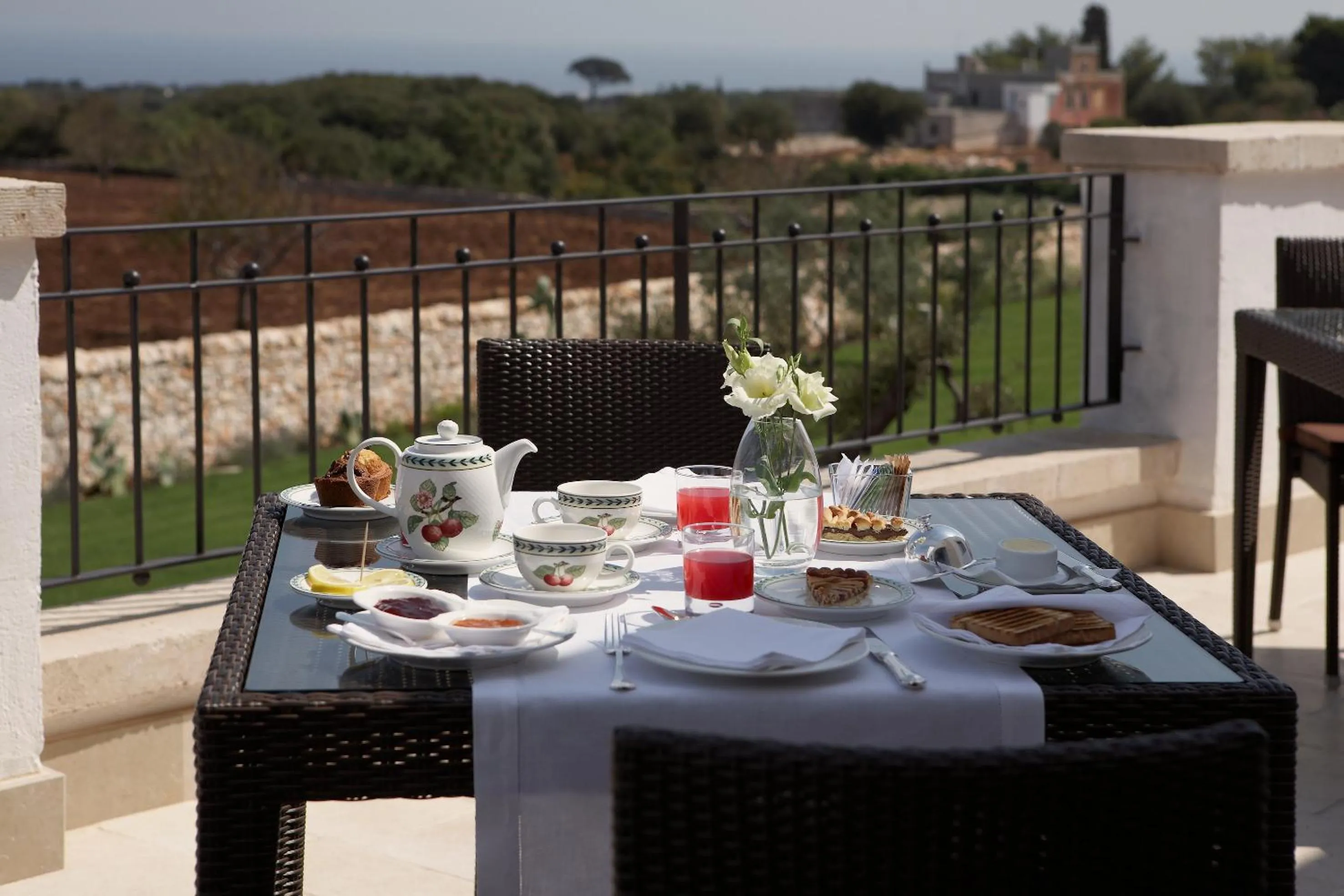 Balcony/Terrace in Borgobianco Resort & Spa Polignano - MGallery Collection