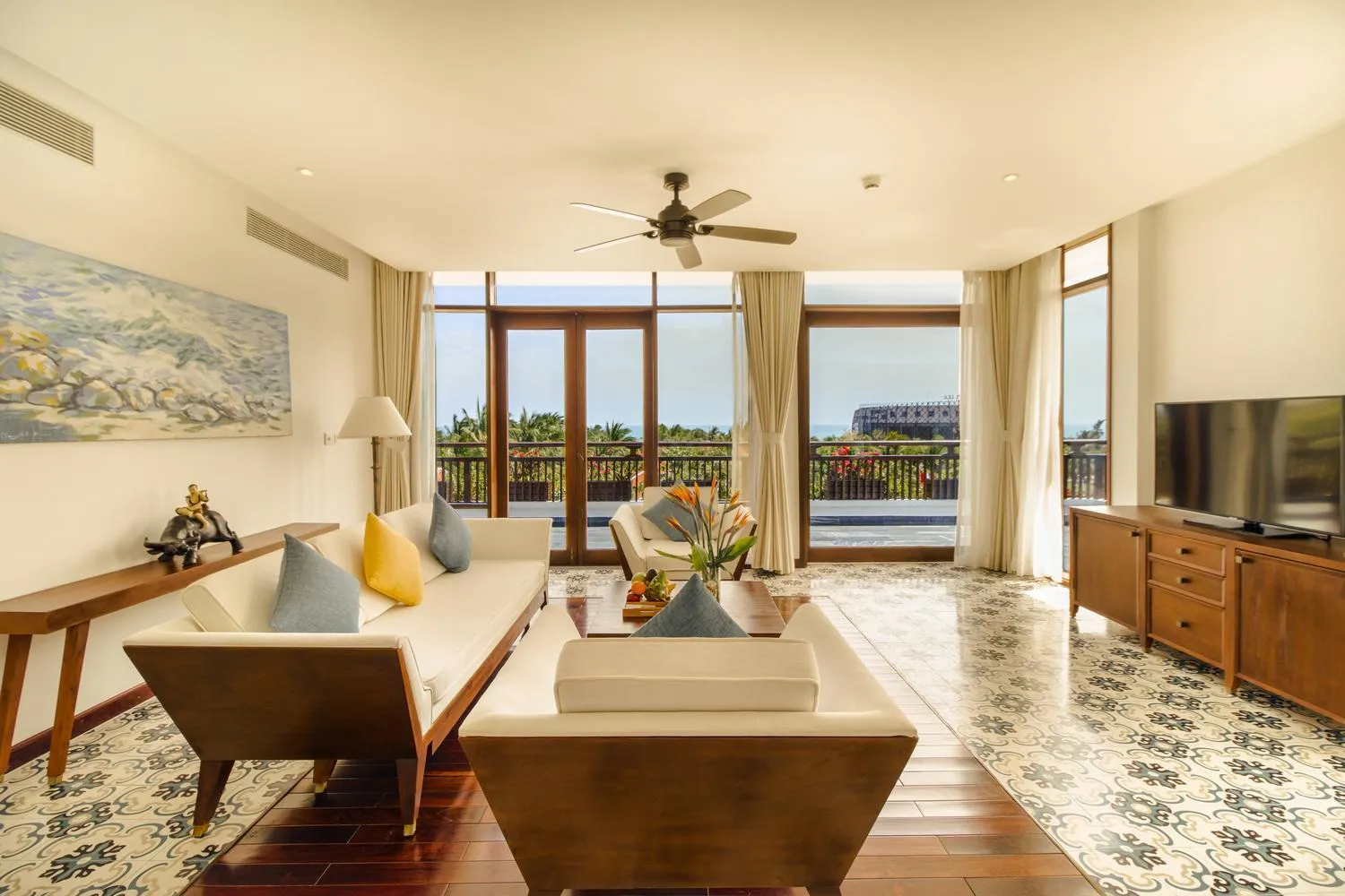 Garden view in The Anam Cam Ranh