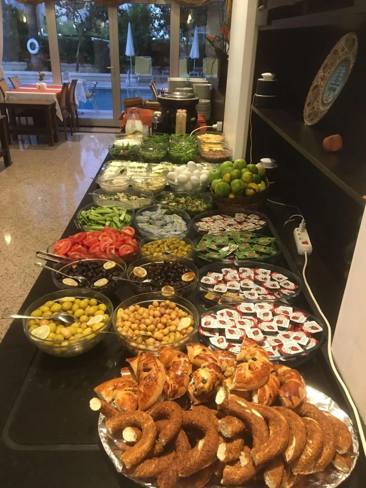 Buffet breakfast in Hotel Royal Hill