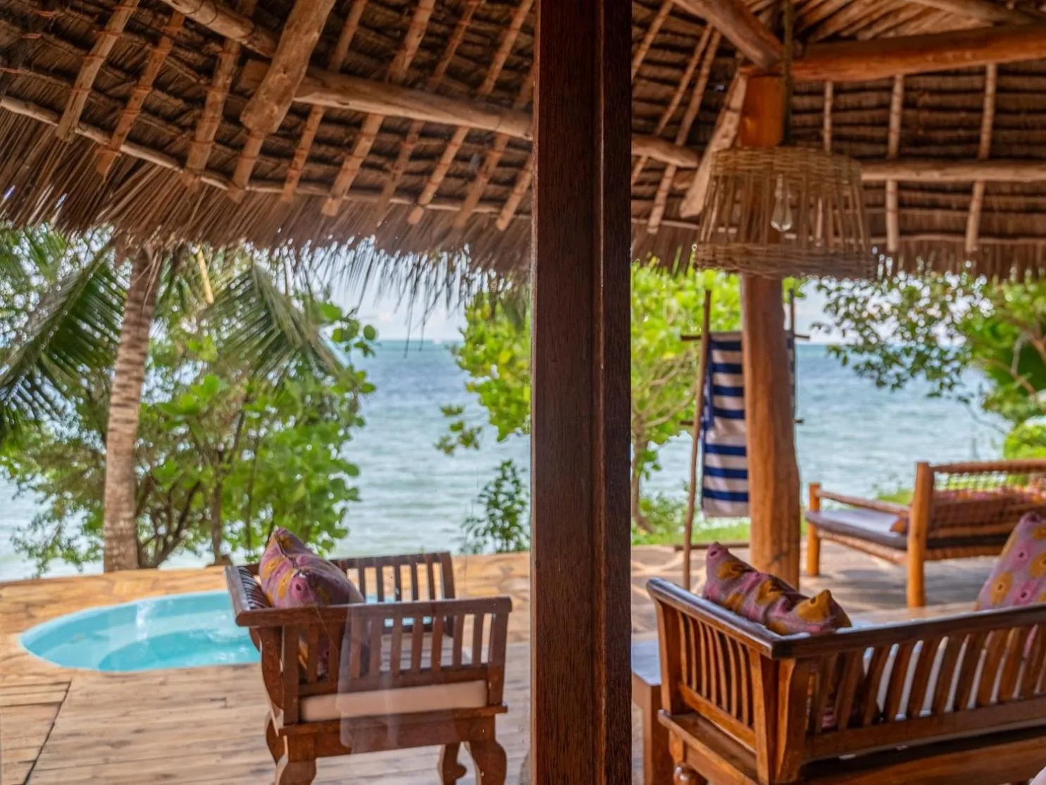 Balcony/Terrace in Marafiki Bungalows