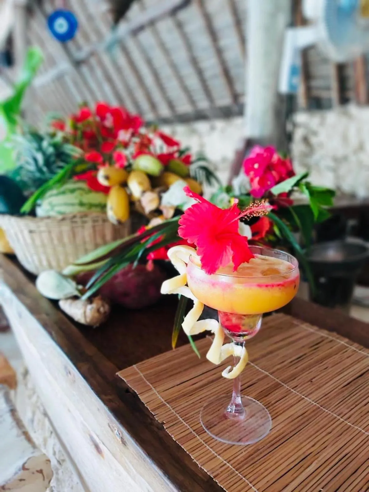 Lounge or bar in Marafiki Bungalows