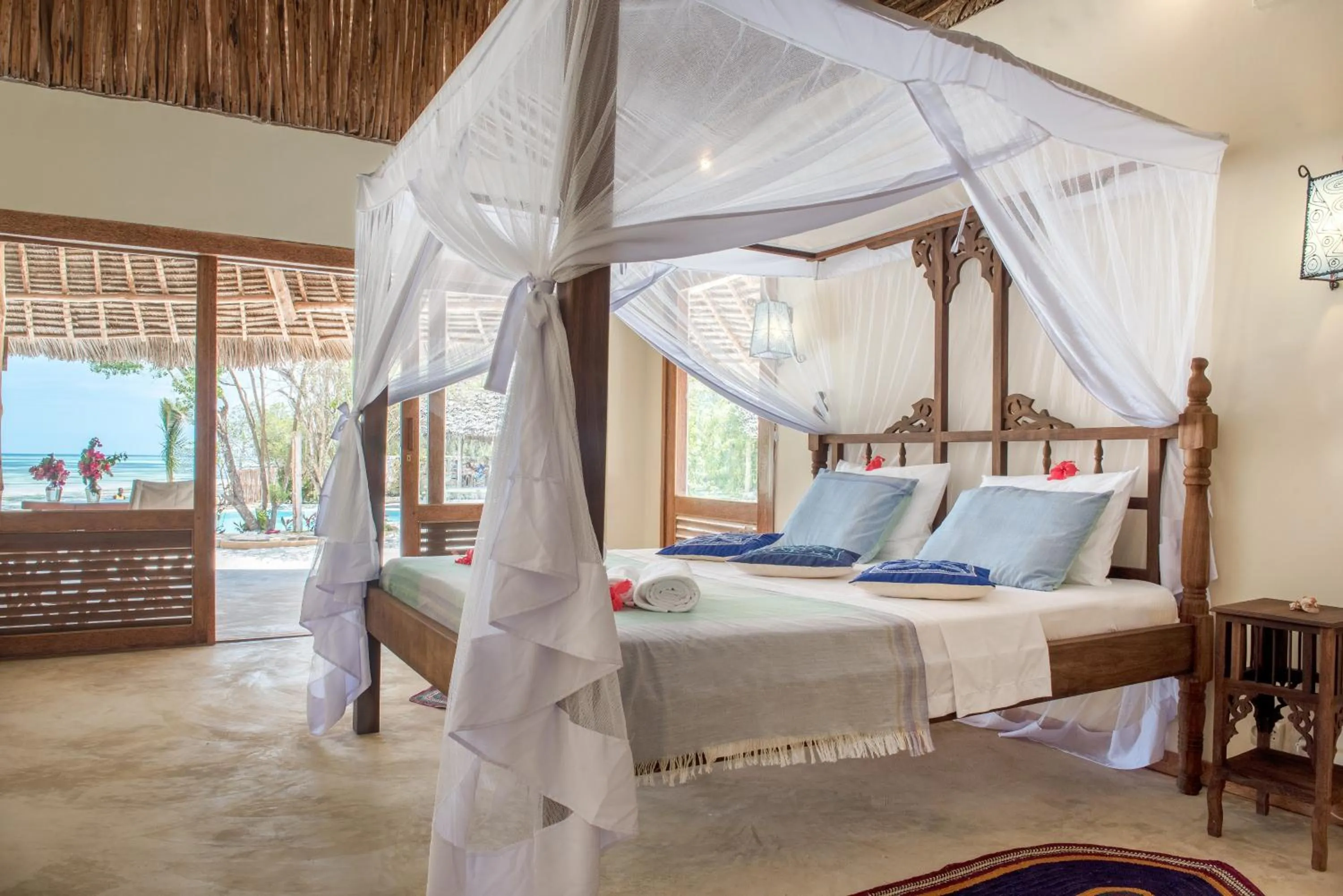 Bed in Marafiki Bungalows