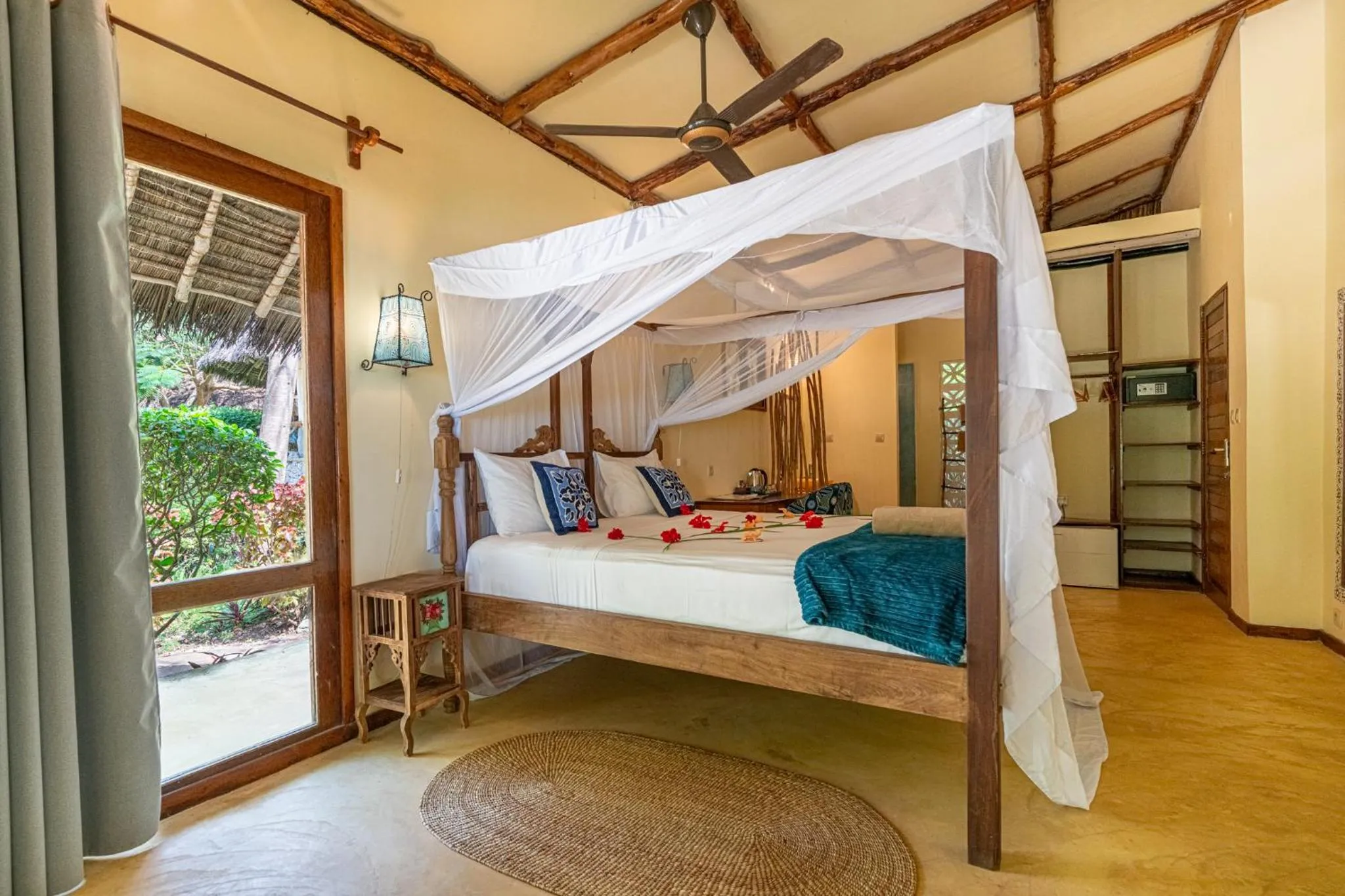 Bed in Marafiki Bungalows