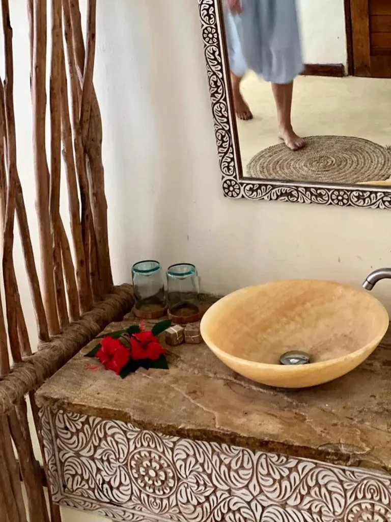 Bathroom in Marafiki Bungalows