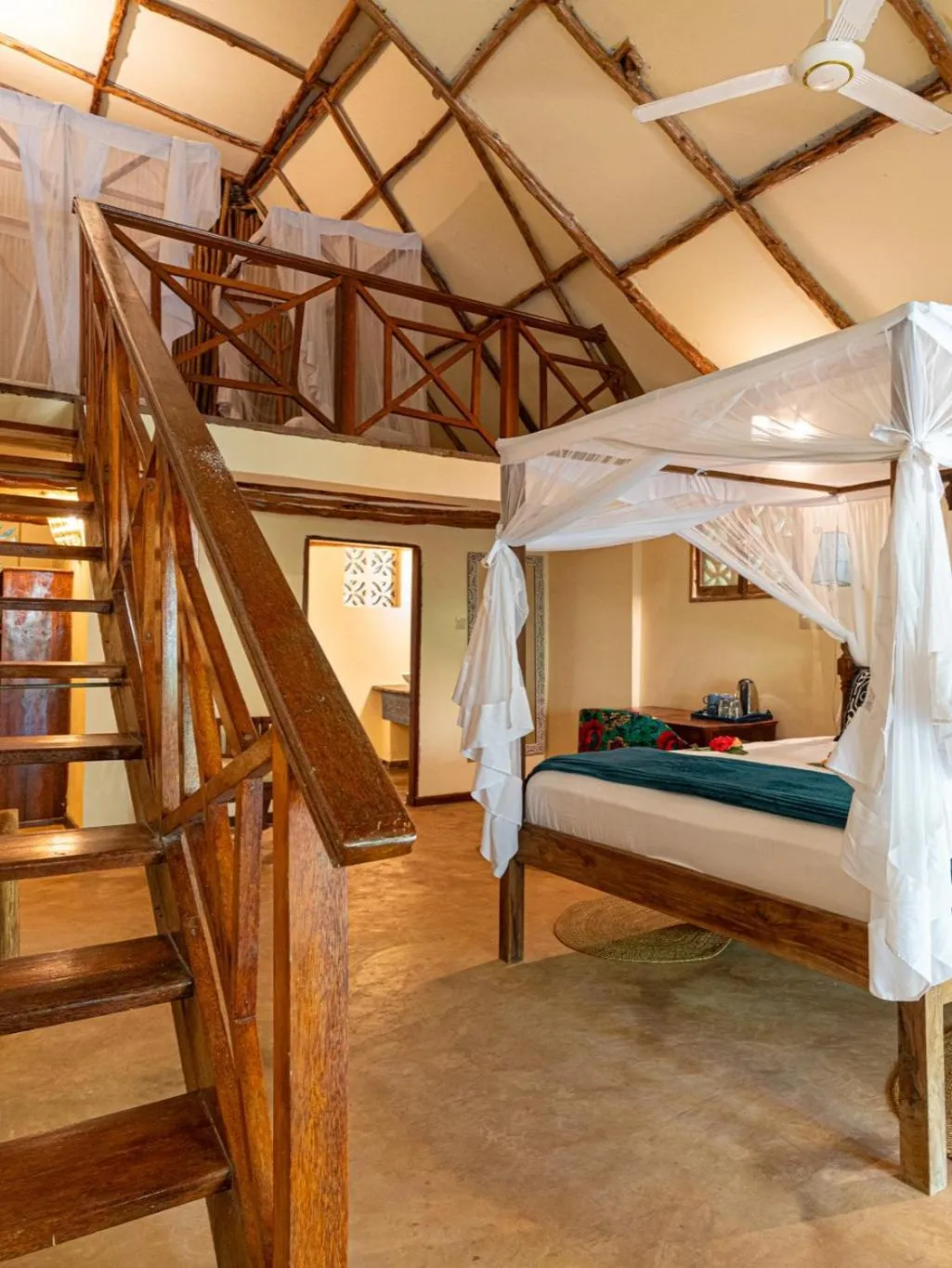 Bed in Marafiki Bungalows