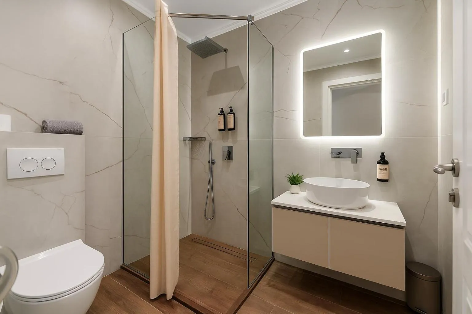 Bathroom in Samel Hotel