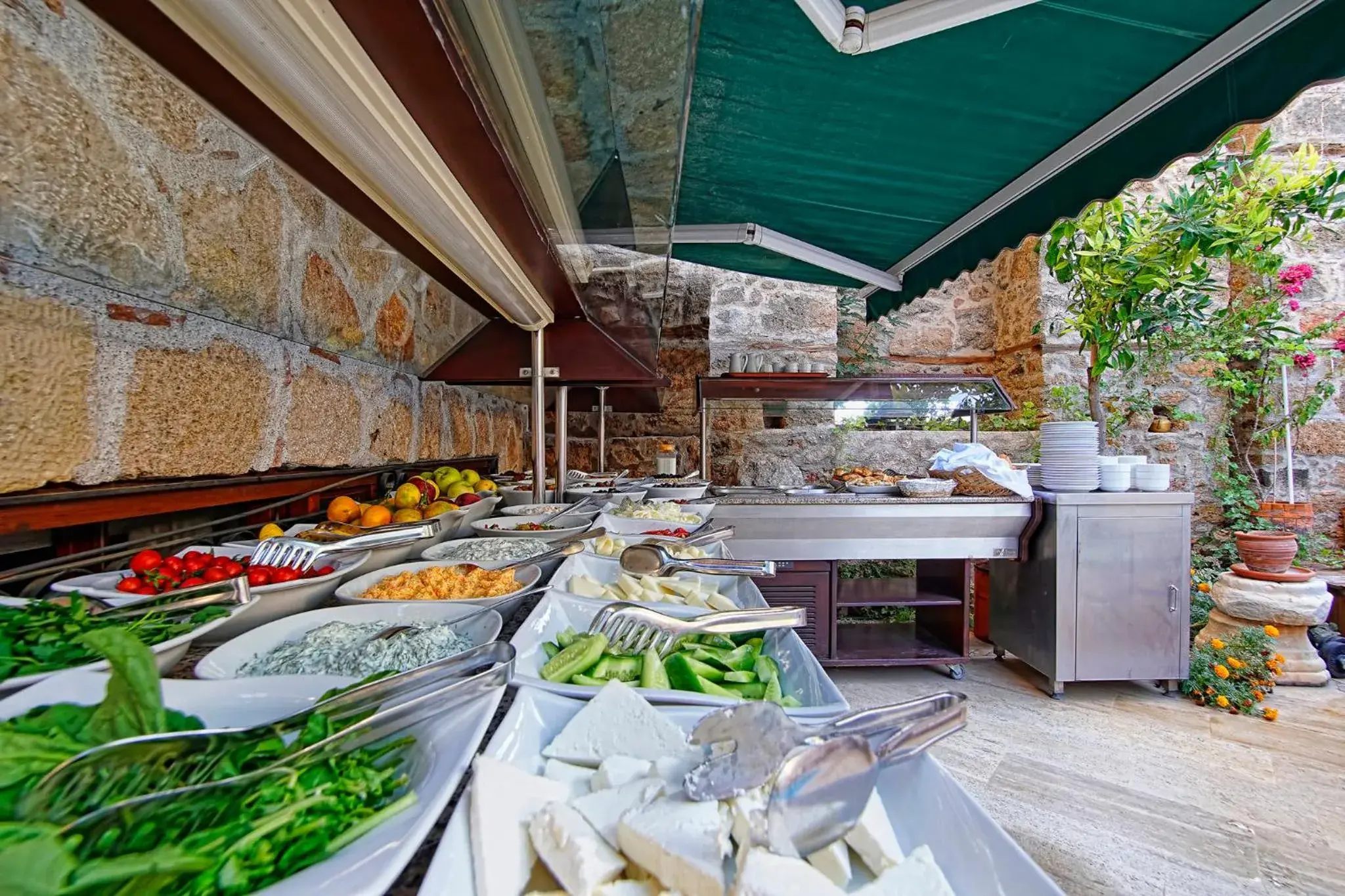 Buffet breakfast in La Paloma Hotel Buffet breakfast in La Paloma Hotel