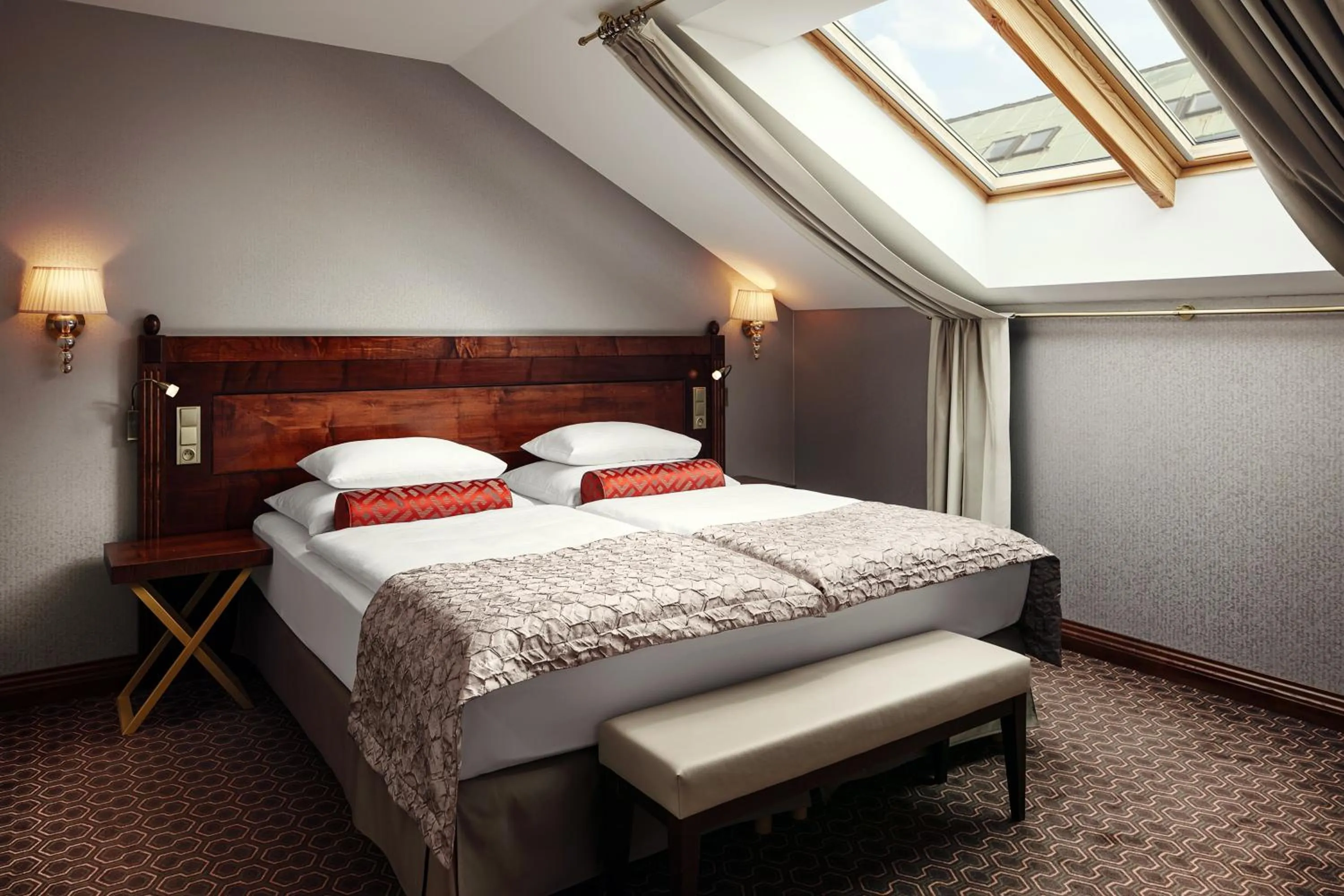 Bedroom, Bed in COSMOPOLITAN Hotel Prague