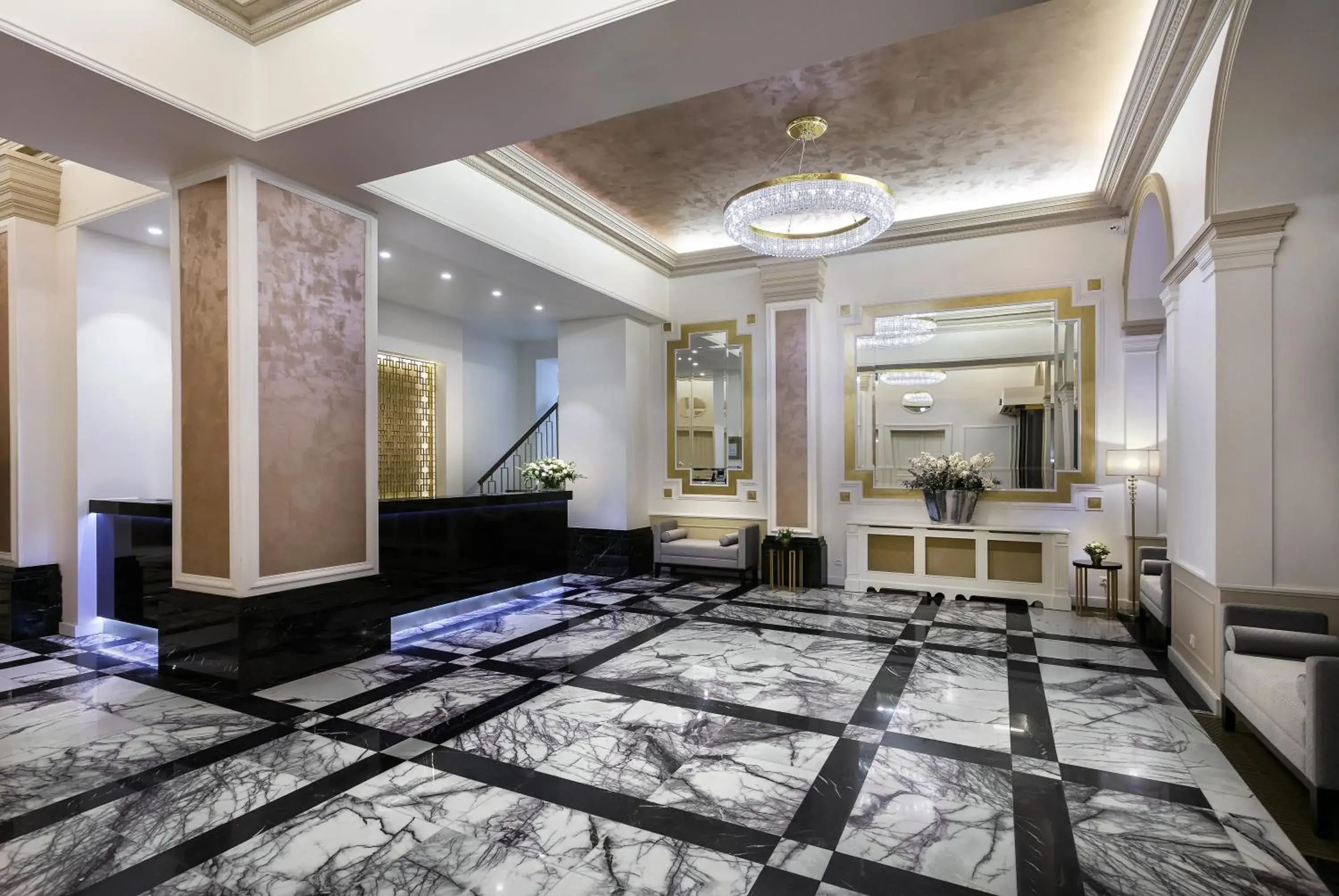 Lobby or reception in COSMOPOLITAN Hotel Prague Lobby or reception in COSMOPOLITAN Hotel Prague