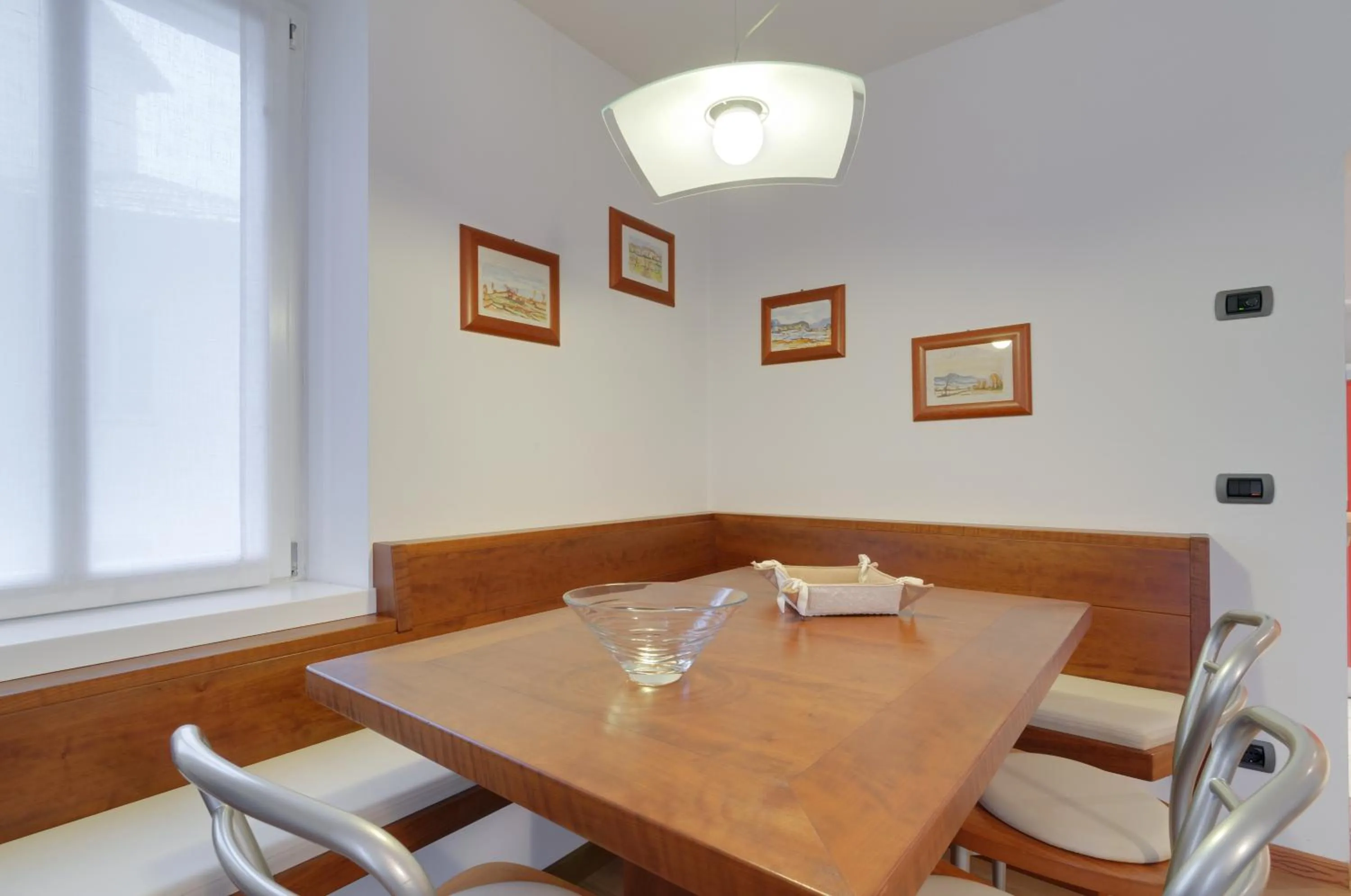 Dining area in Apartments Trettel