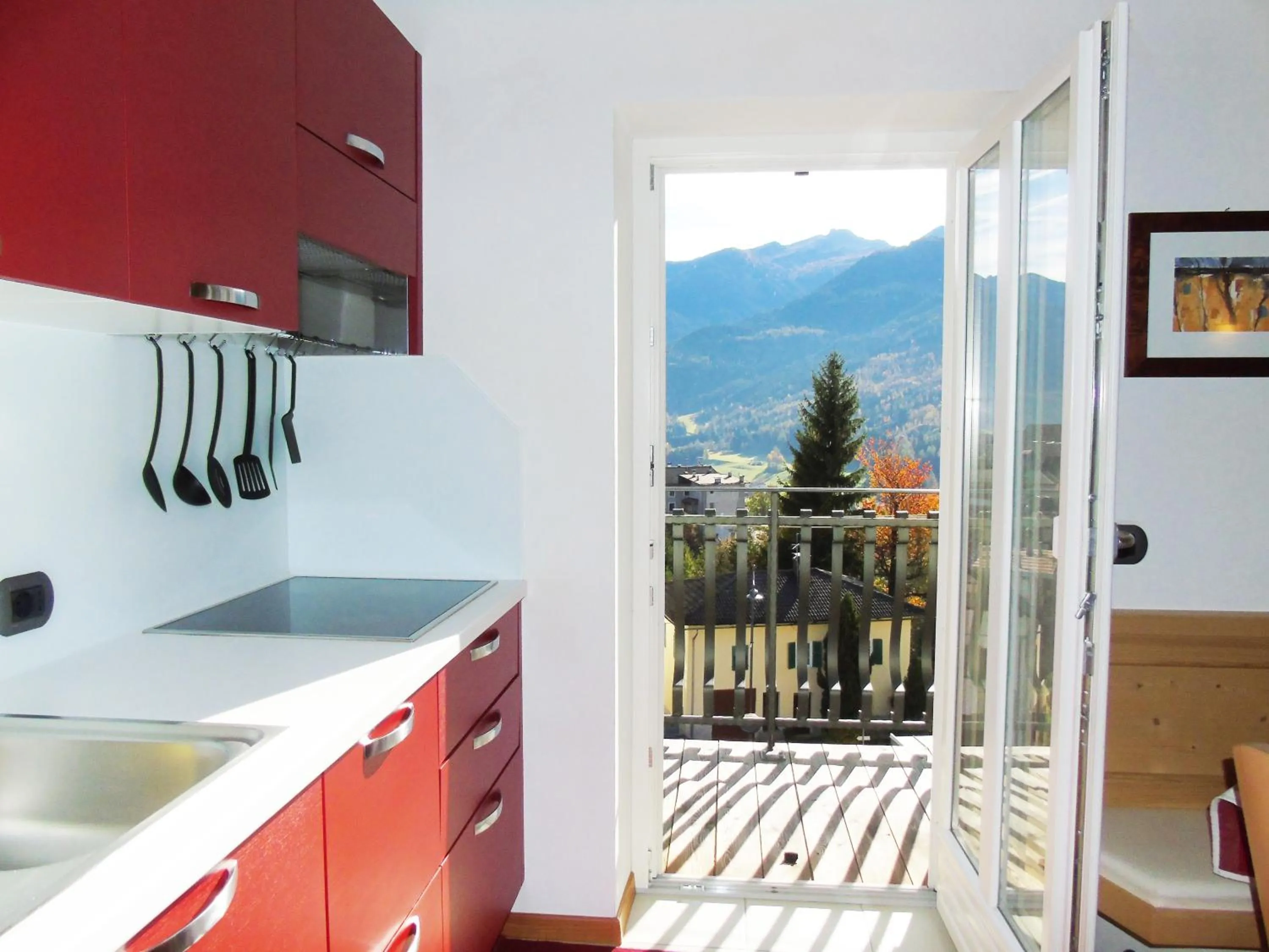 Mountain view in Apartments Trettel