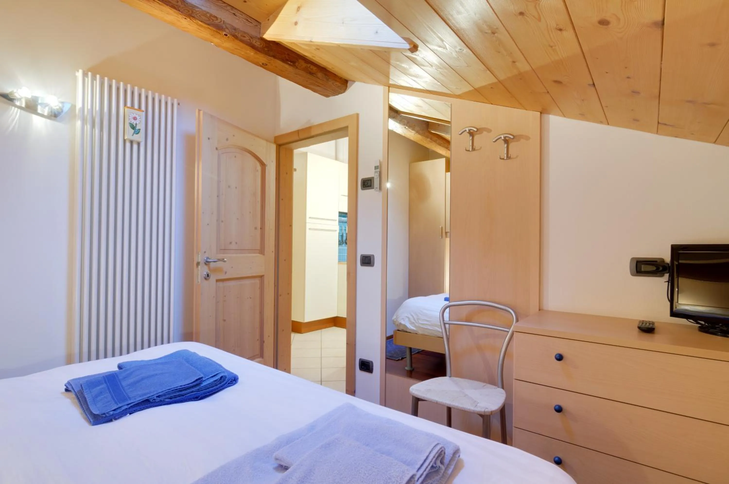 Bedroom, Bed in Apartments Trettel