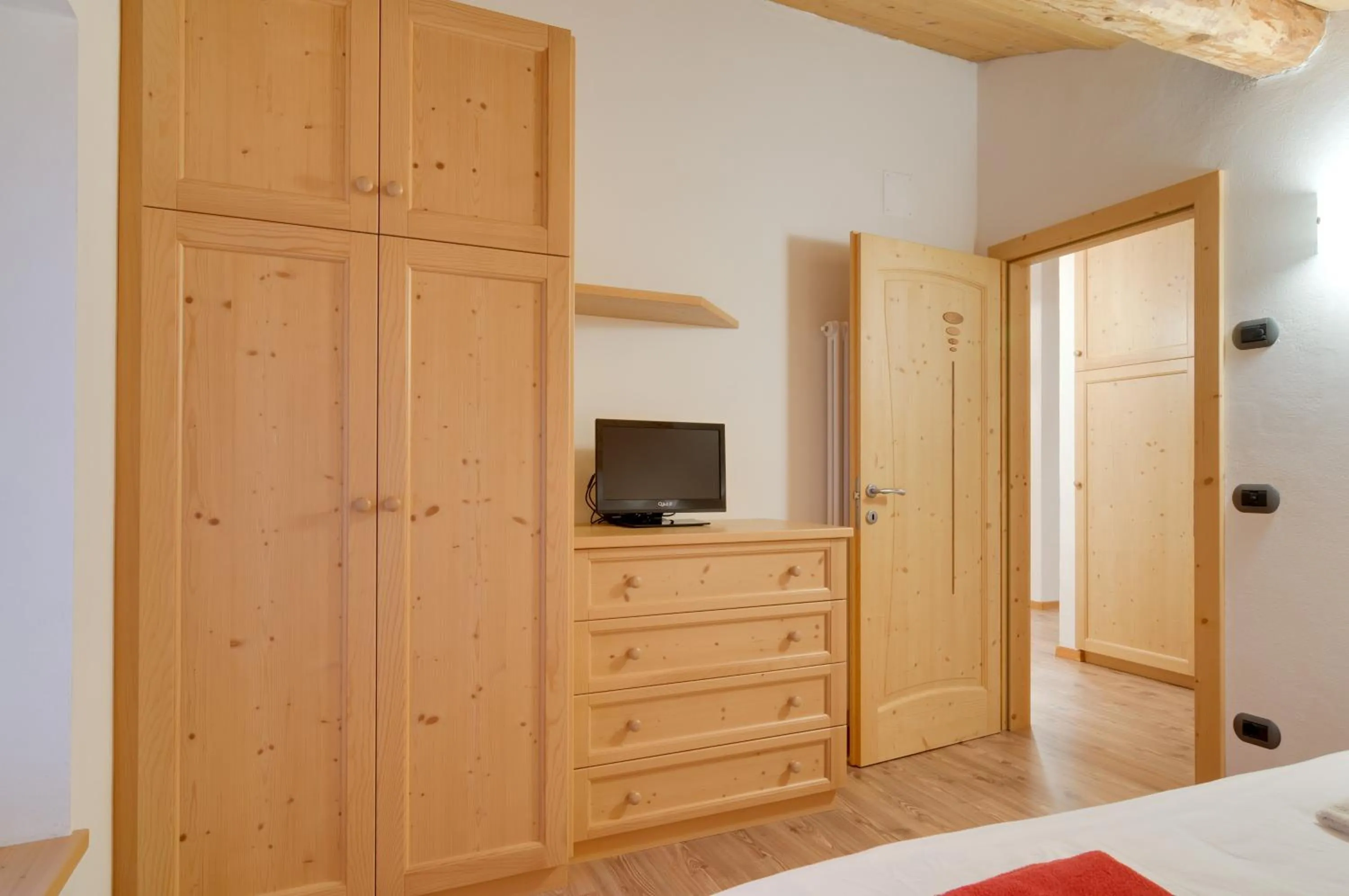Bedroom, Bed in Apartments Trettel