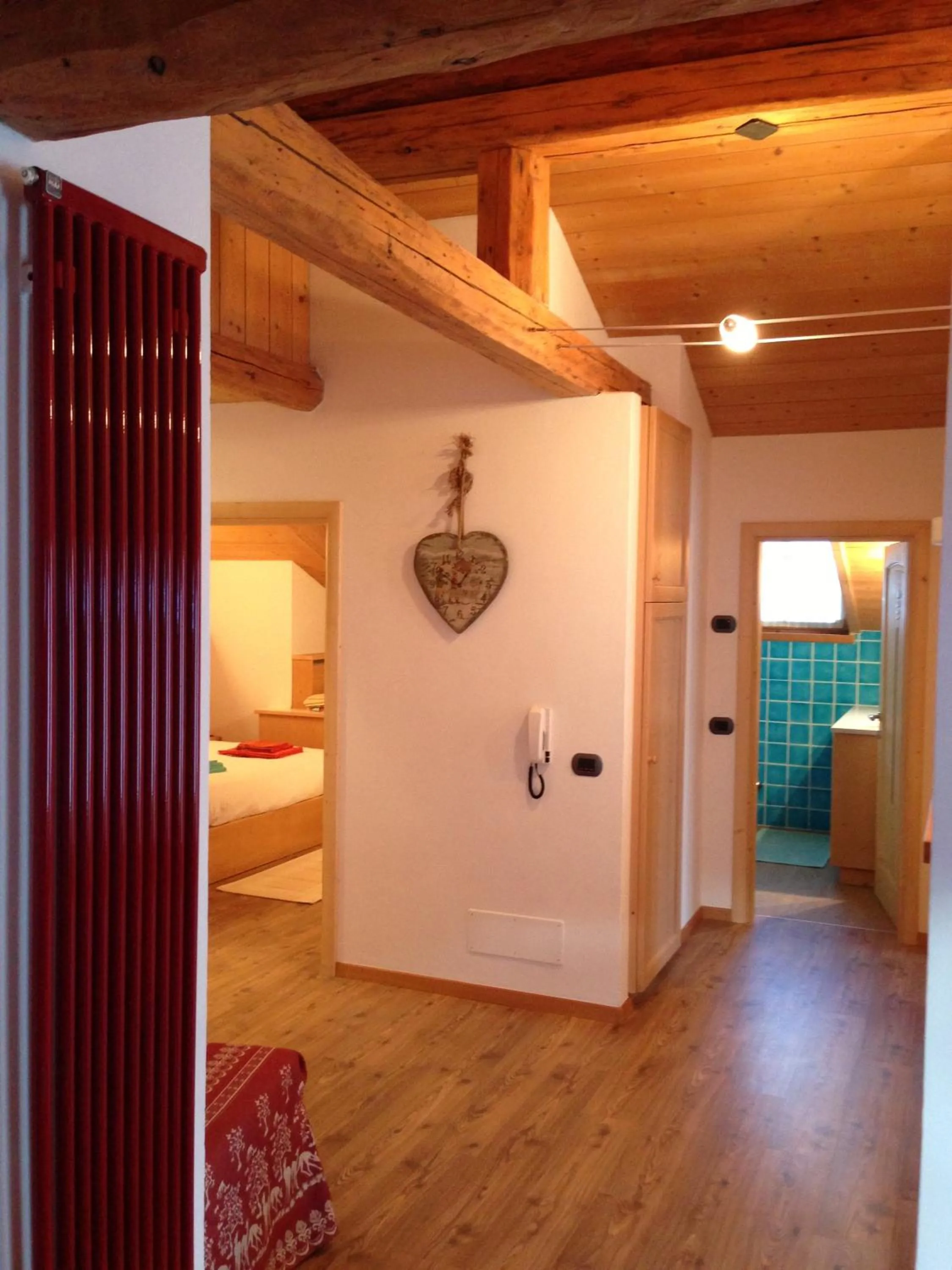 Living room, Bed in Apartments Trettel