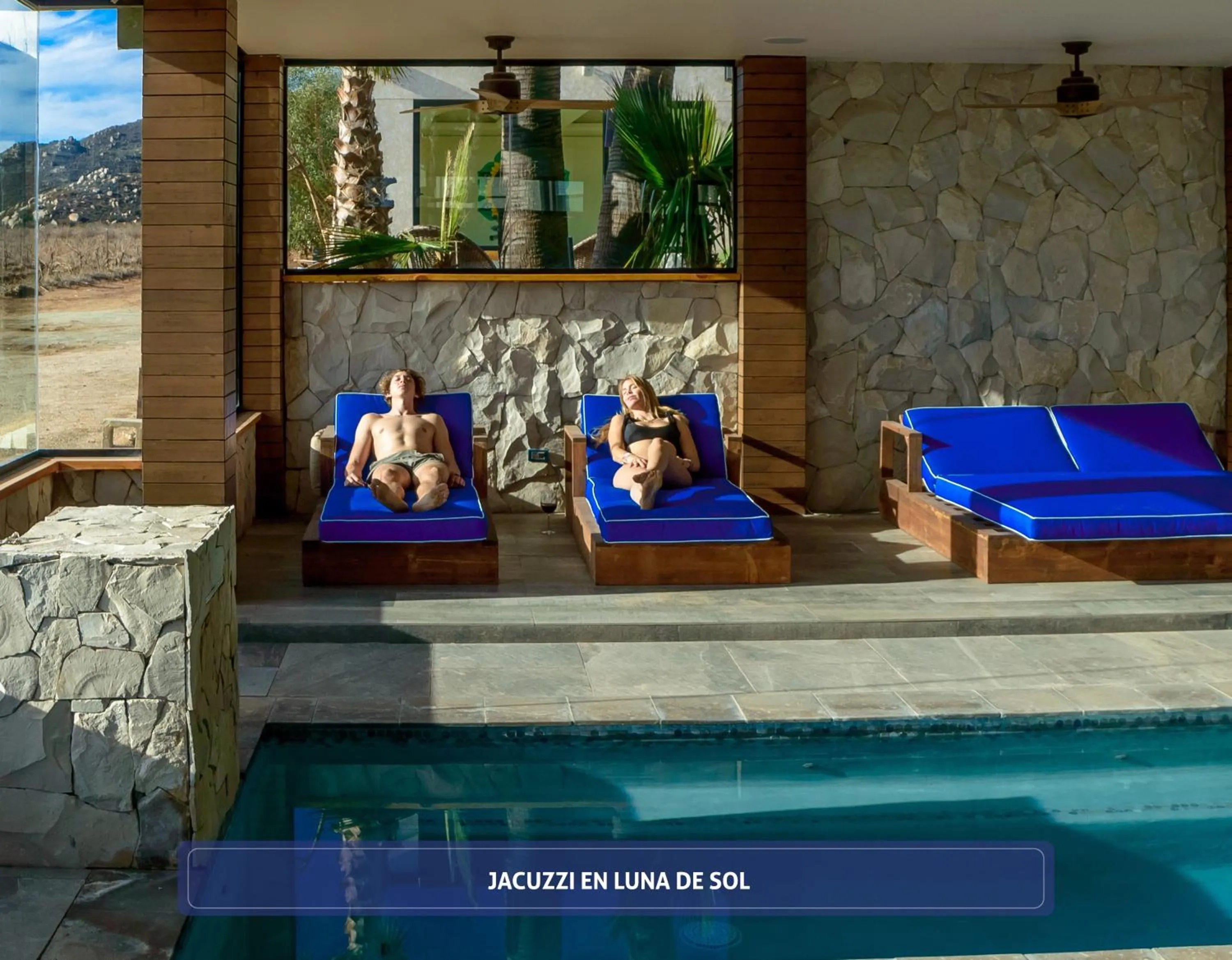 Swimming pool in Entre Viñedos by Hotel Boutique Valle de Guadalupe