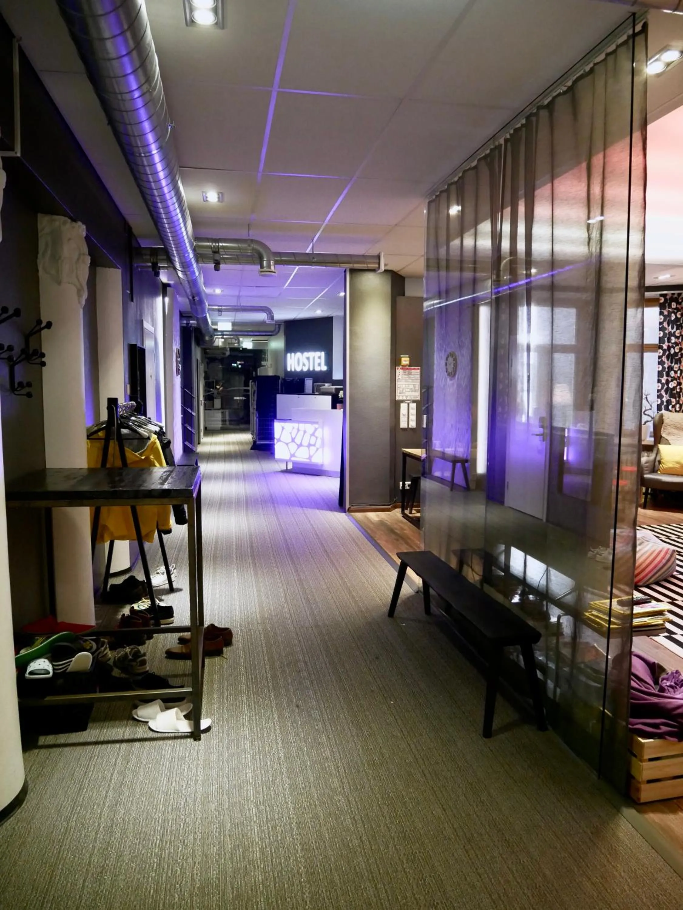 Lobby or reception in The Yard Hostel