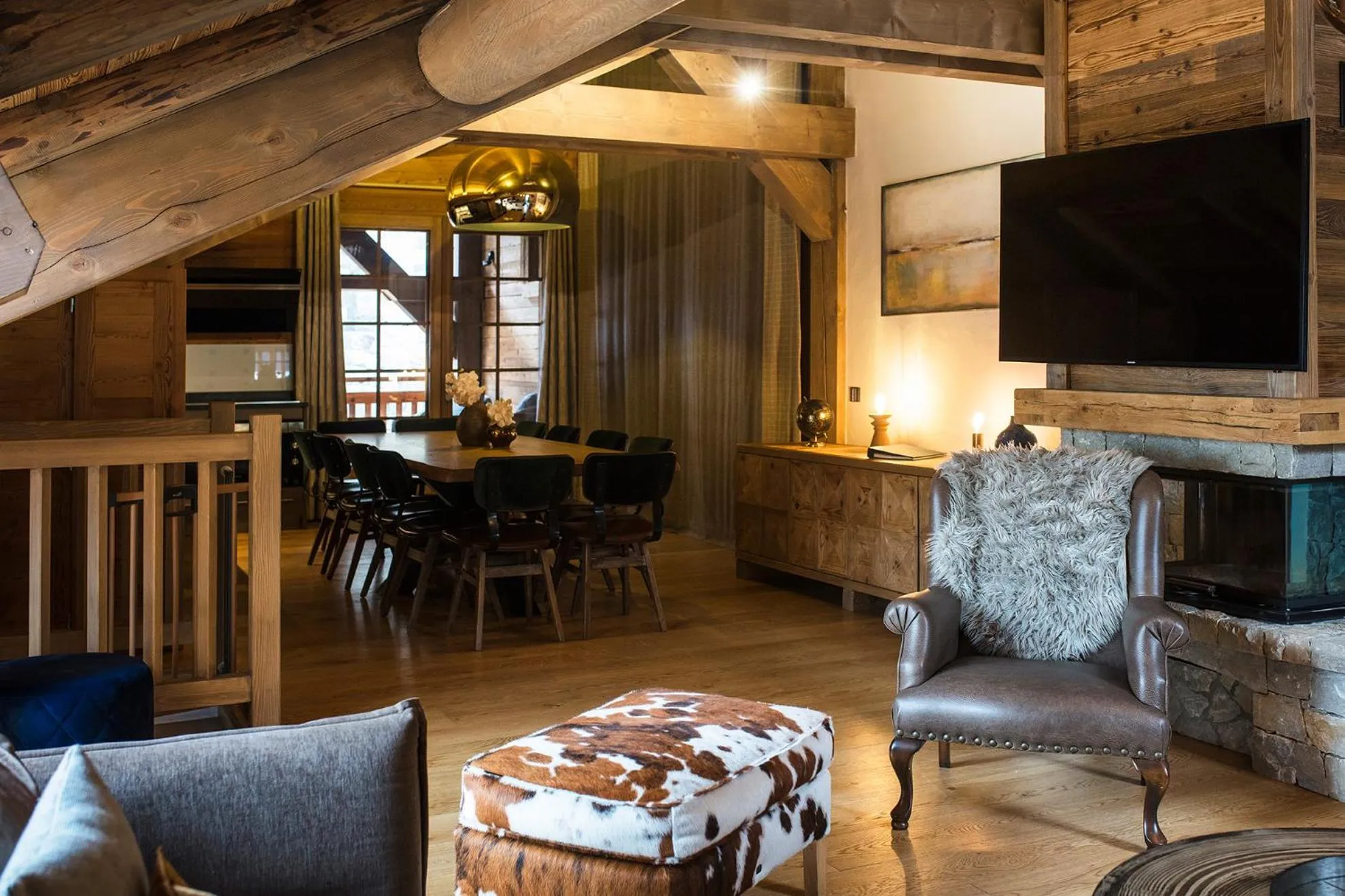 Living room in Les Cimes