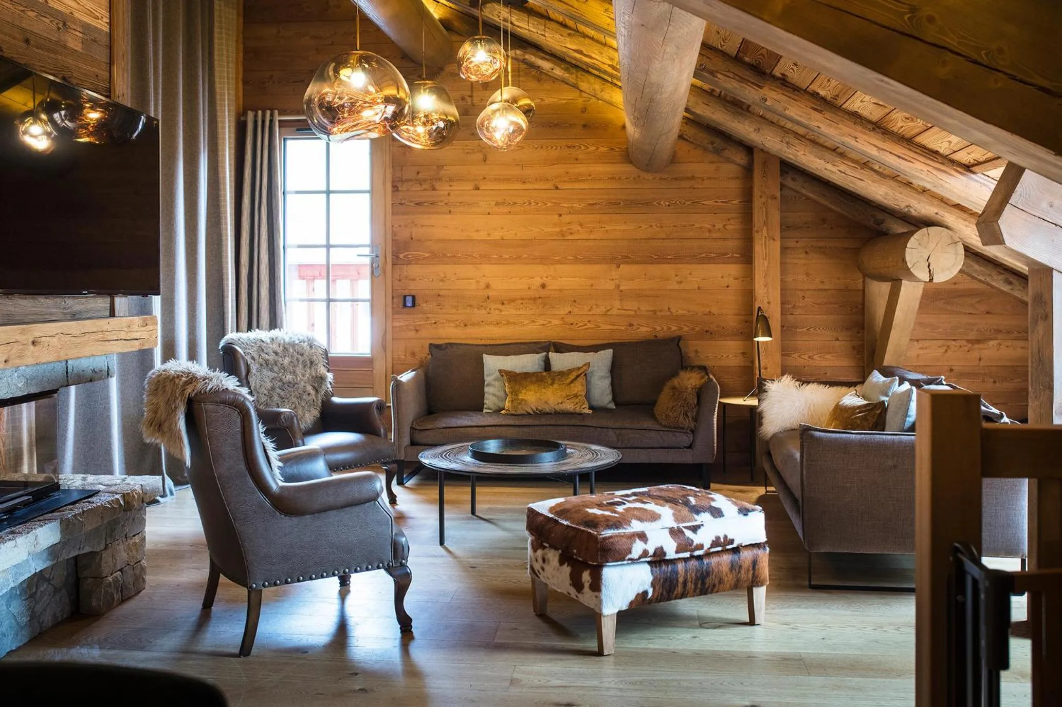 Living room in Les Cimes