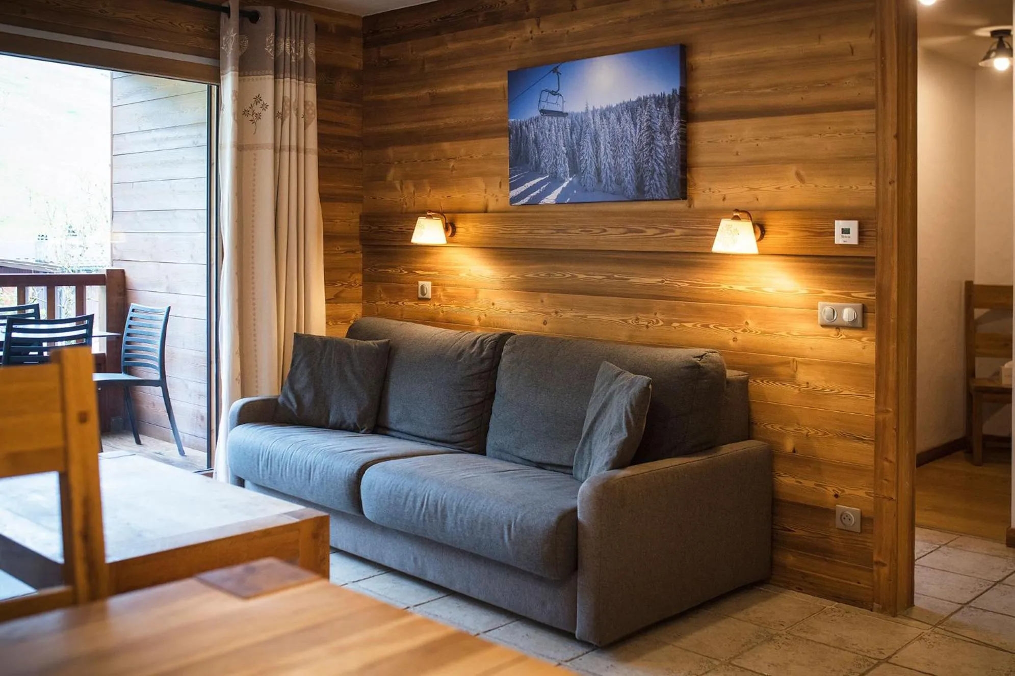 Living room in Les Cimes