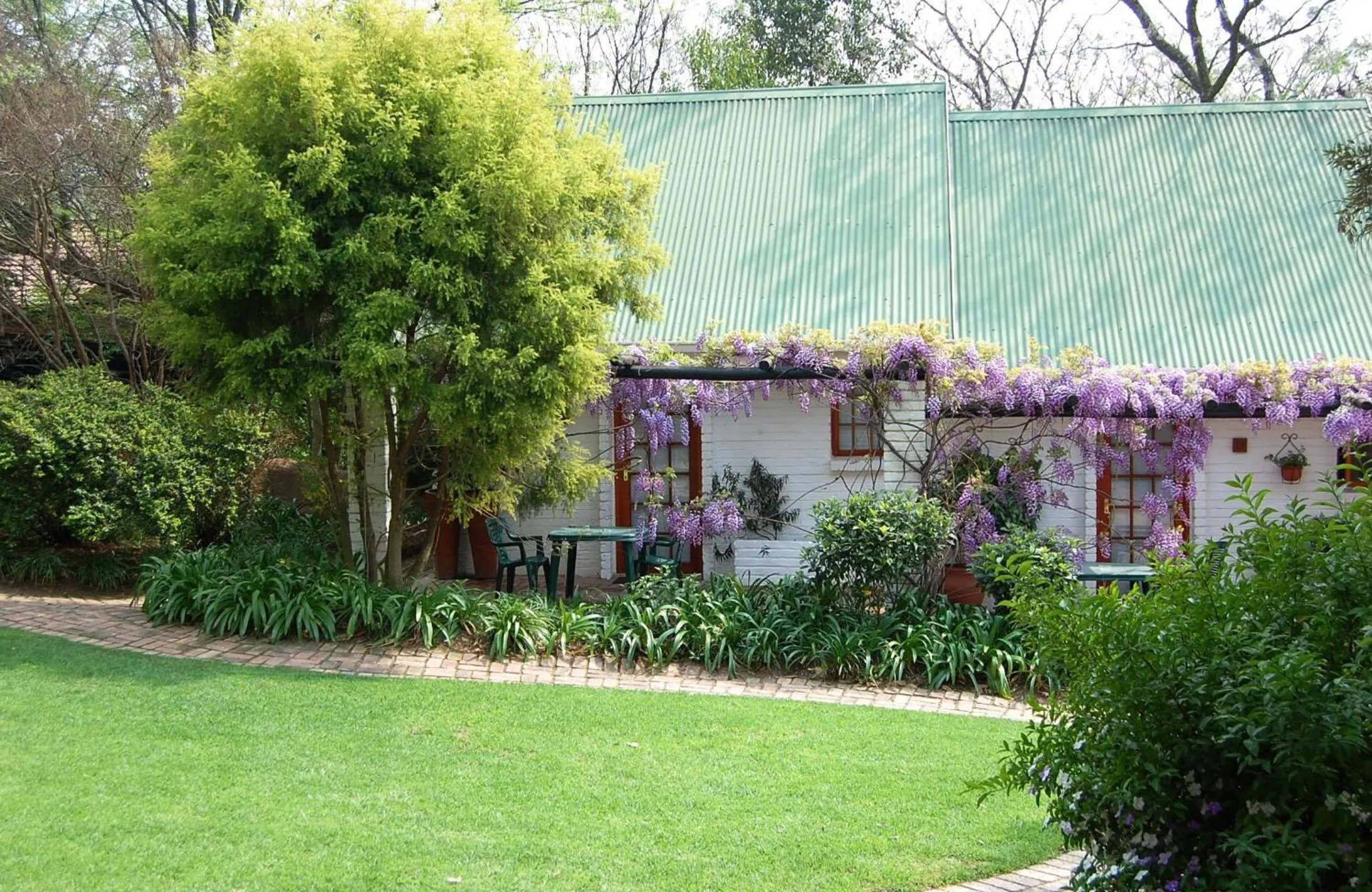 Garden view in Rivonia Premier Lodge