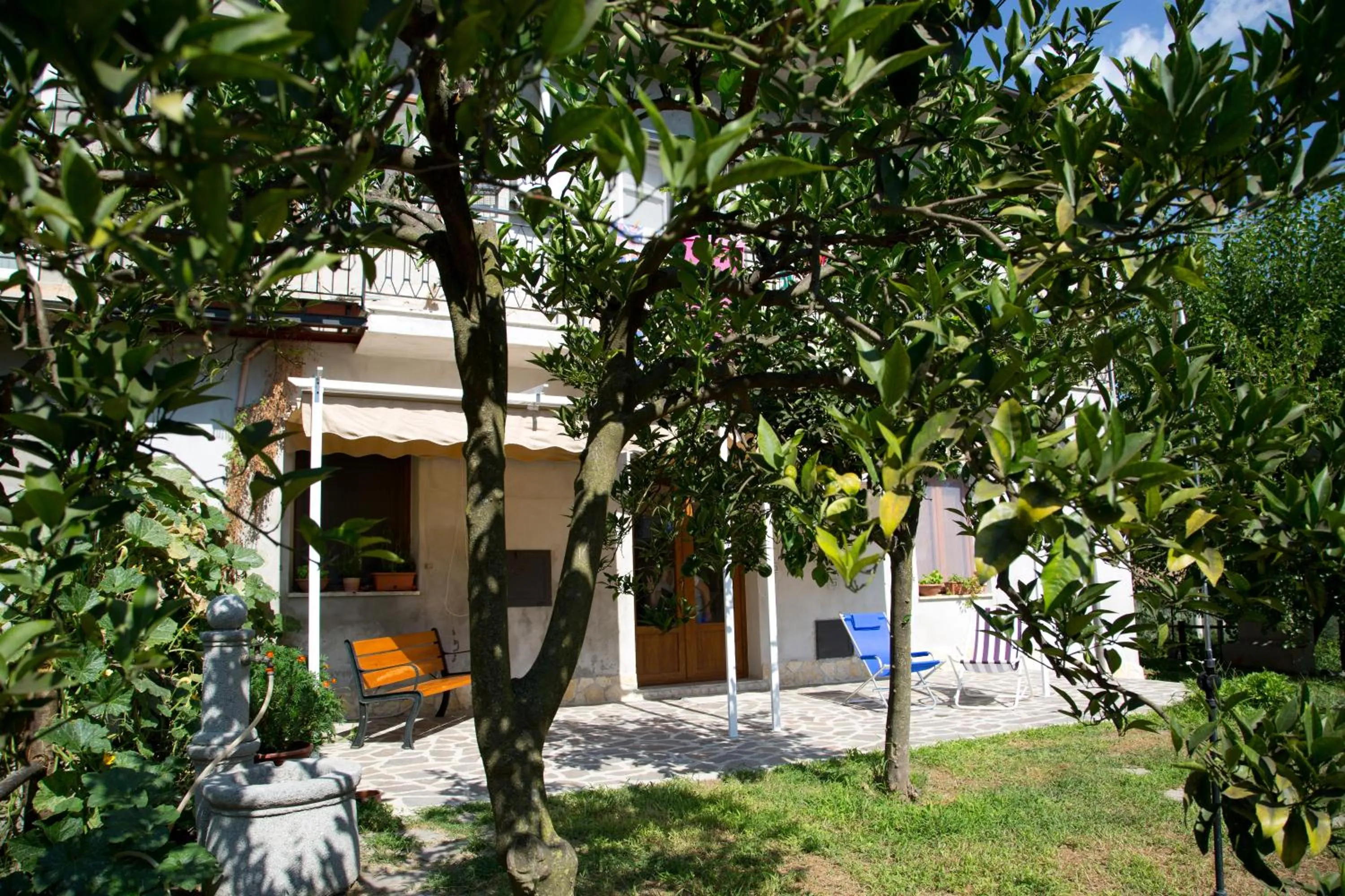 Garden view in Il Moro Bianco