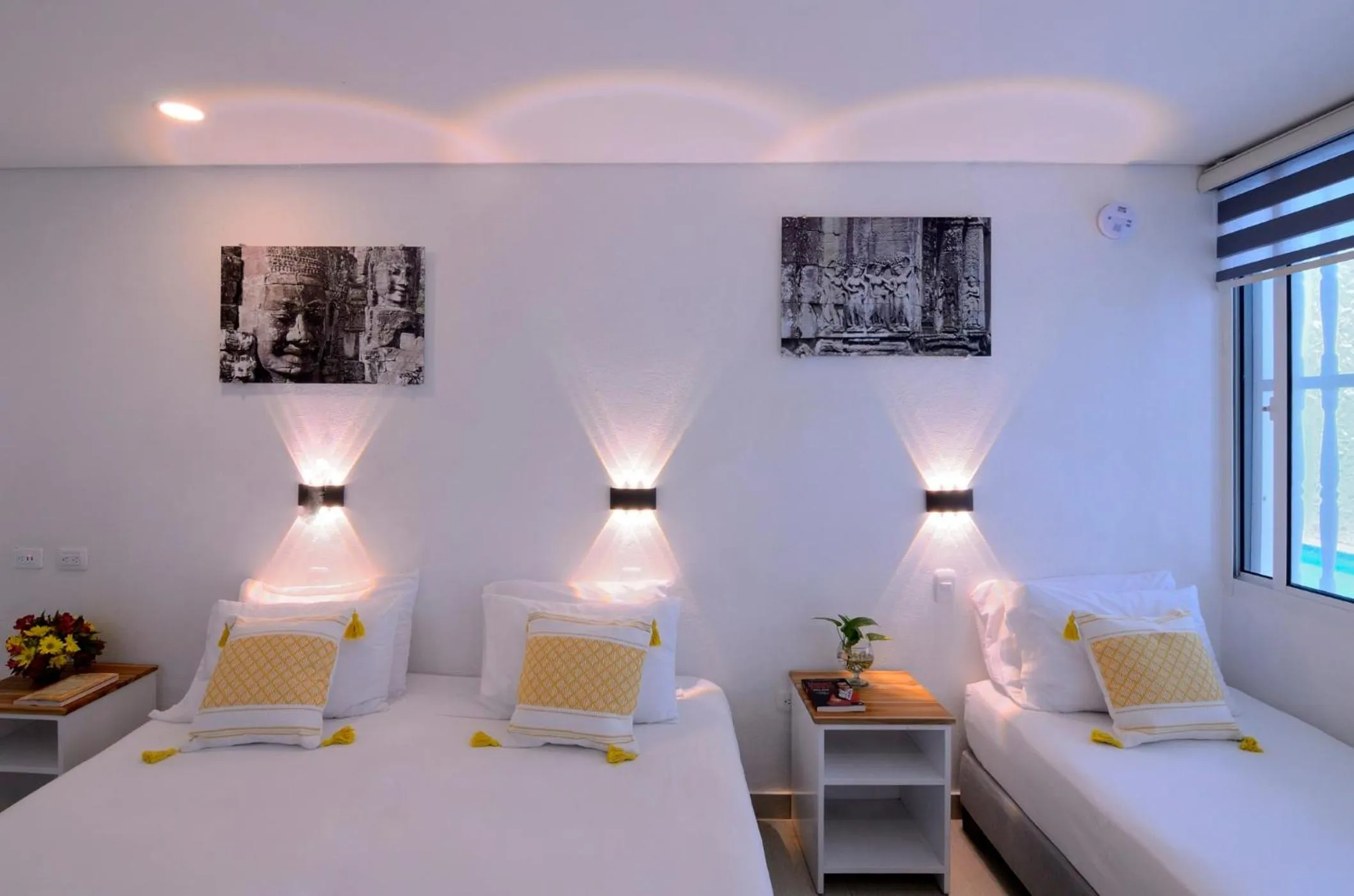 Bed in Hotel Casa Cytia