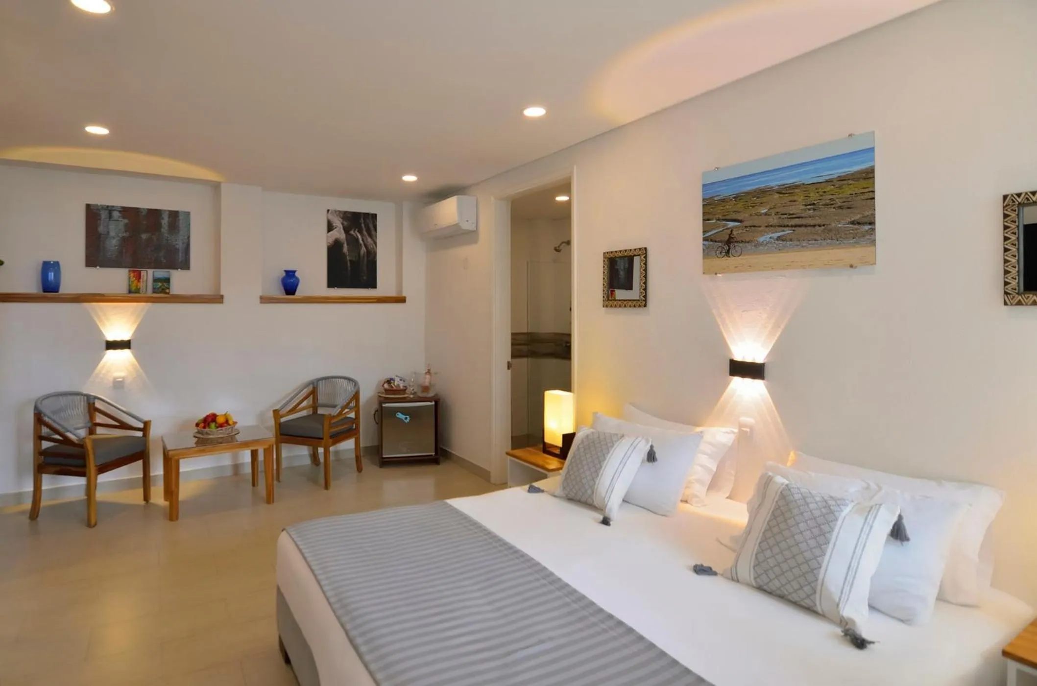 Bed in Hotel Casa Cytia