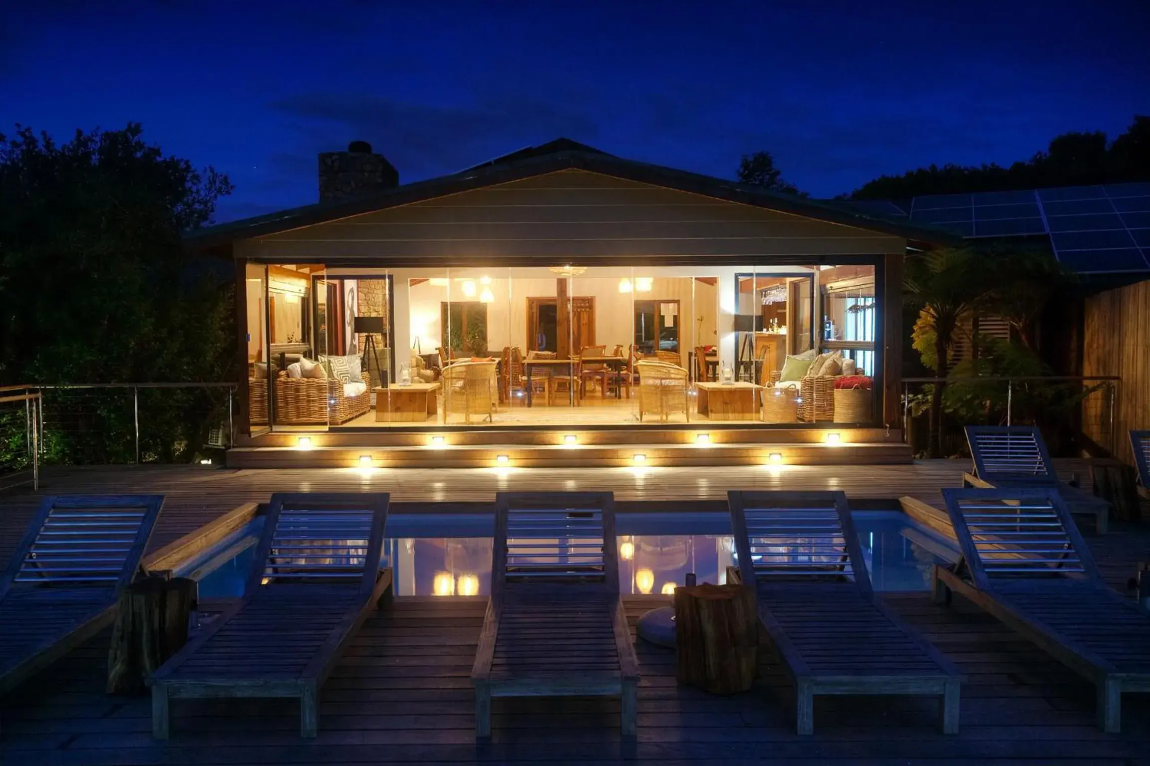 Pool view in Elephant Hide of Knysna Guest Lodge Pool view in Elephant Hide of Knysna Guest Lodge