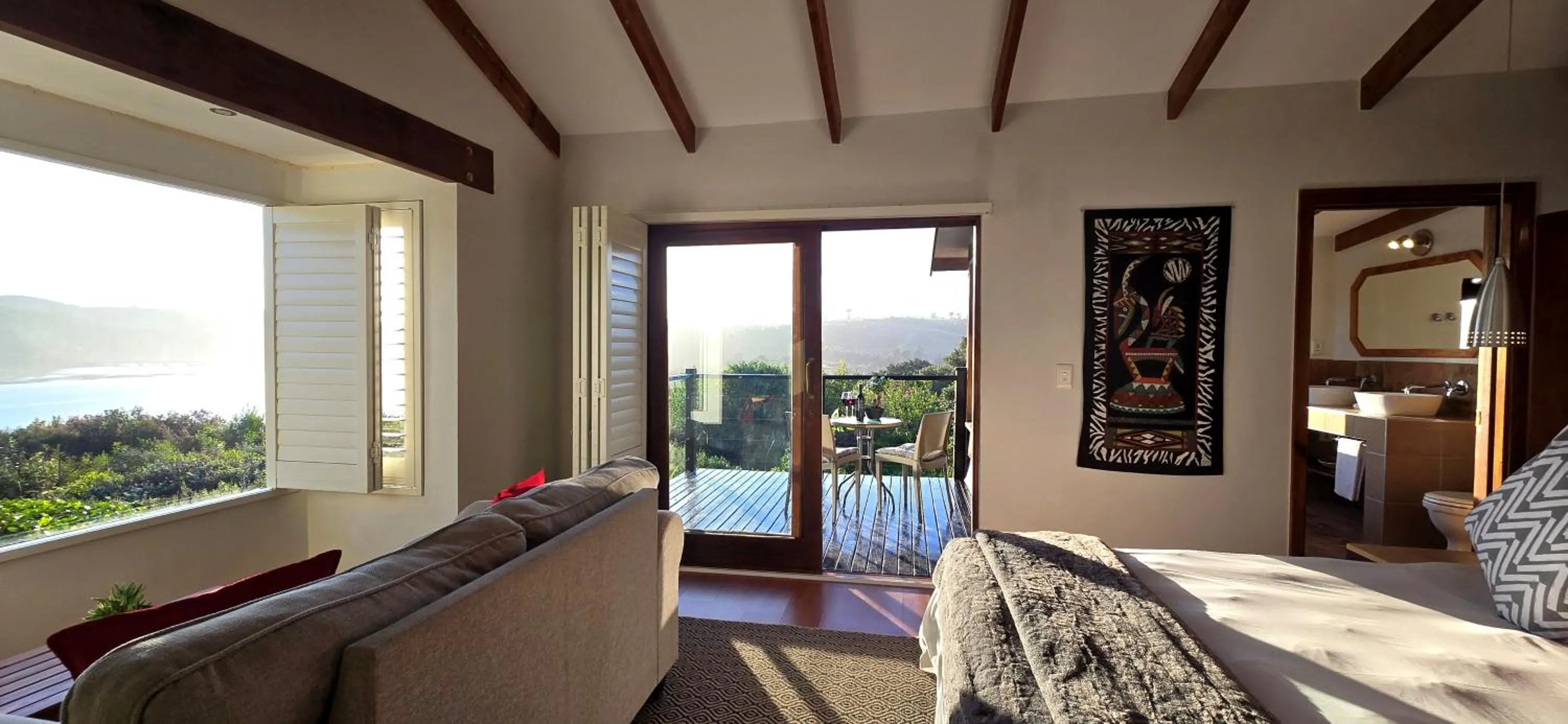 Bedroom in Elephant Hide of Knysna Guest Lodge