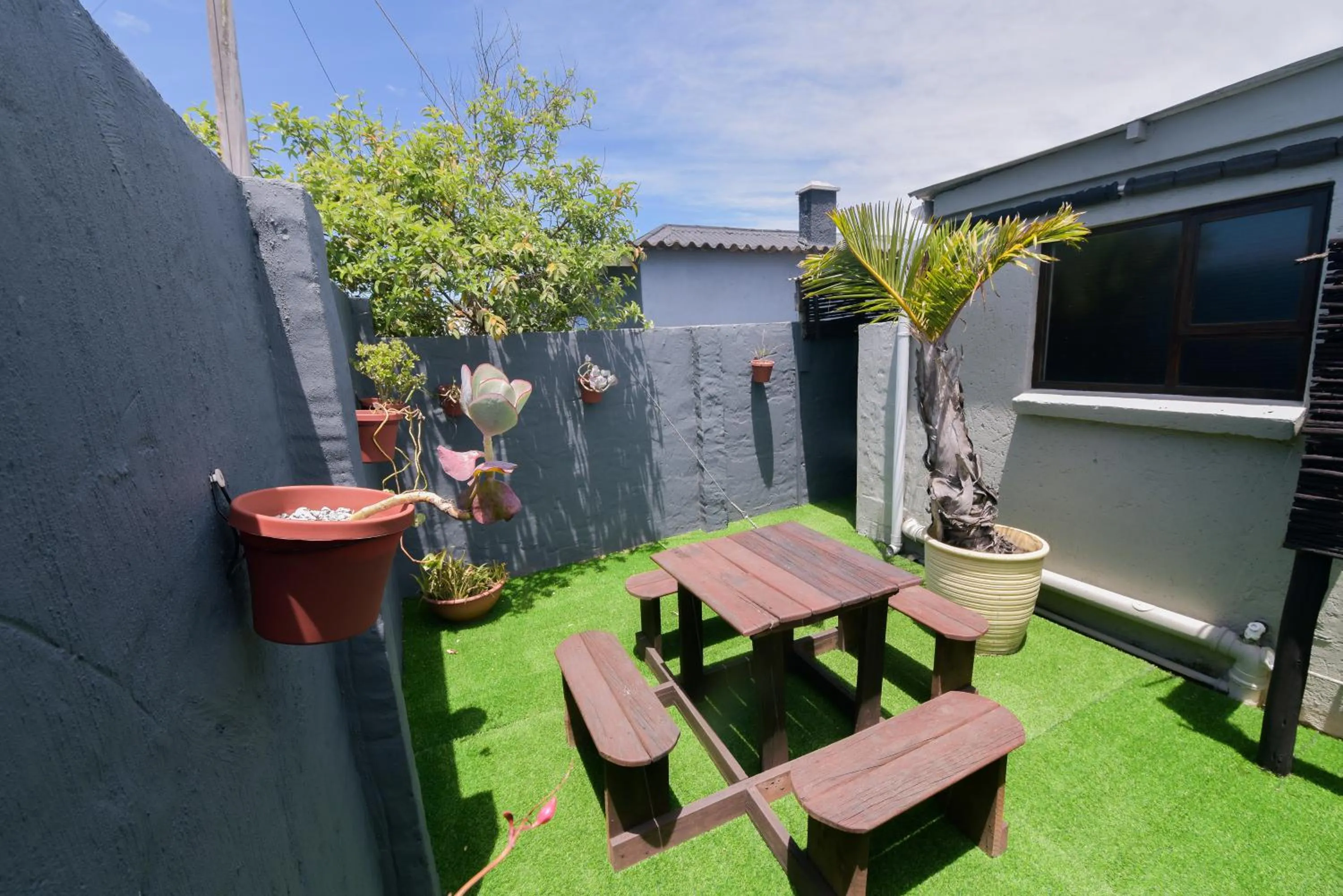 Patio in Faith, Hope & Love Self Catering