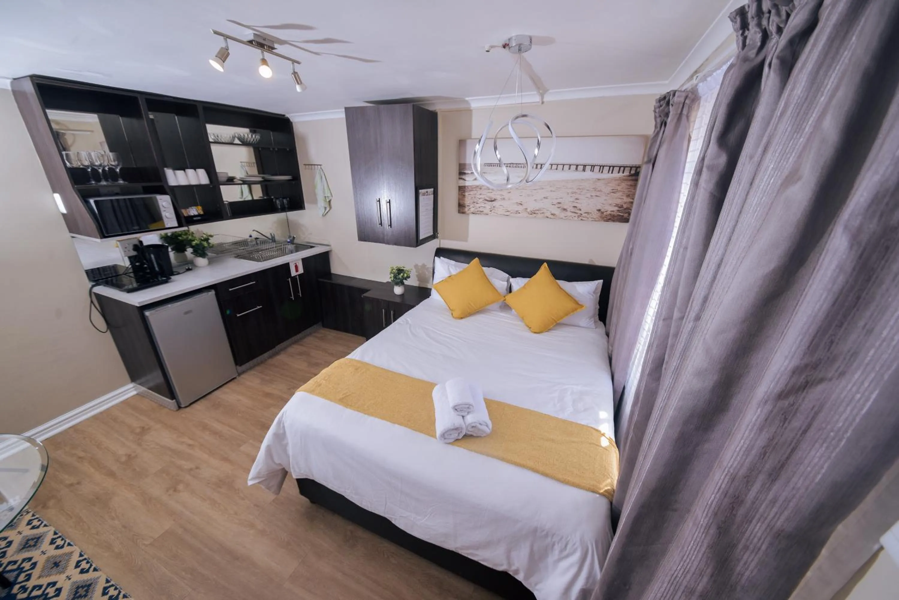 Photo of the whole room, Bed in Faith, Hope & Love Self Catering