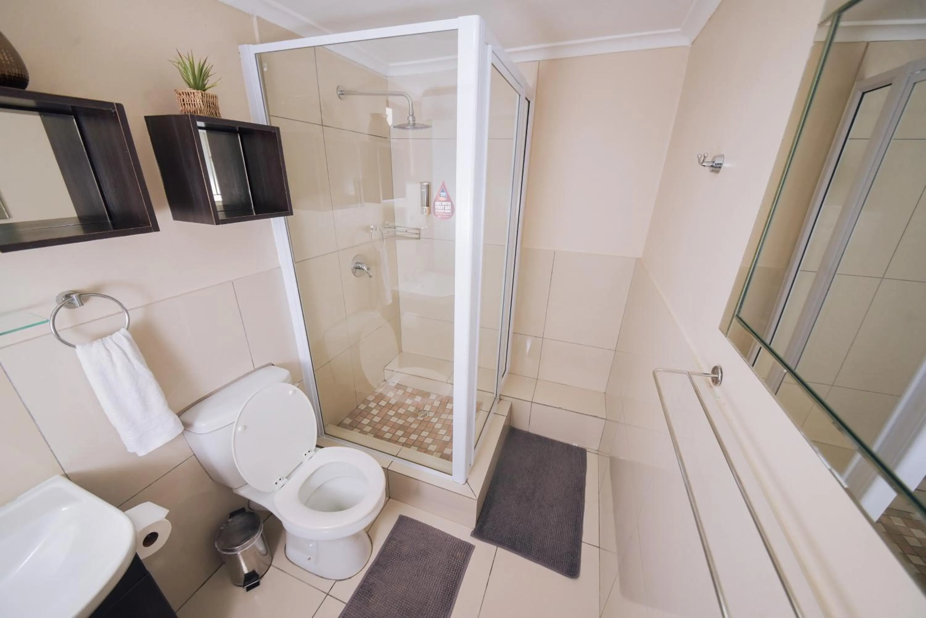 Bathroom in Faith, Hope & Love Self Catering