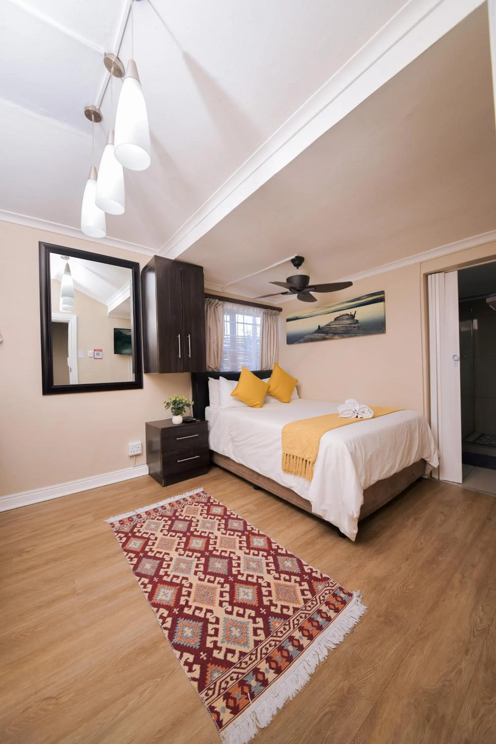 Bedroom, Bed in Faith, Hope & Love Self Catering