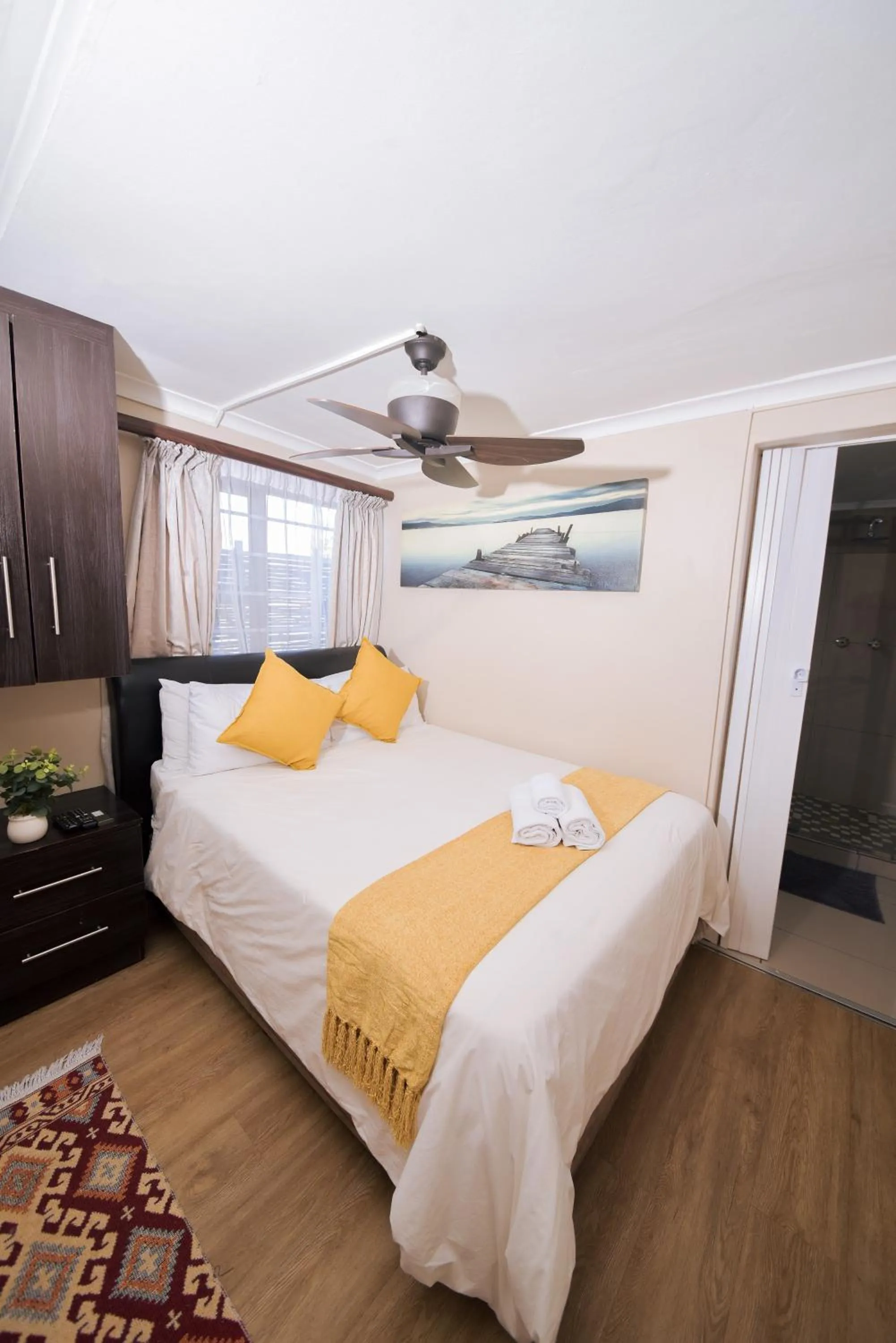 Bedroom, Bed in Faith, Hope & Love Self Catering