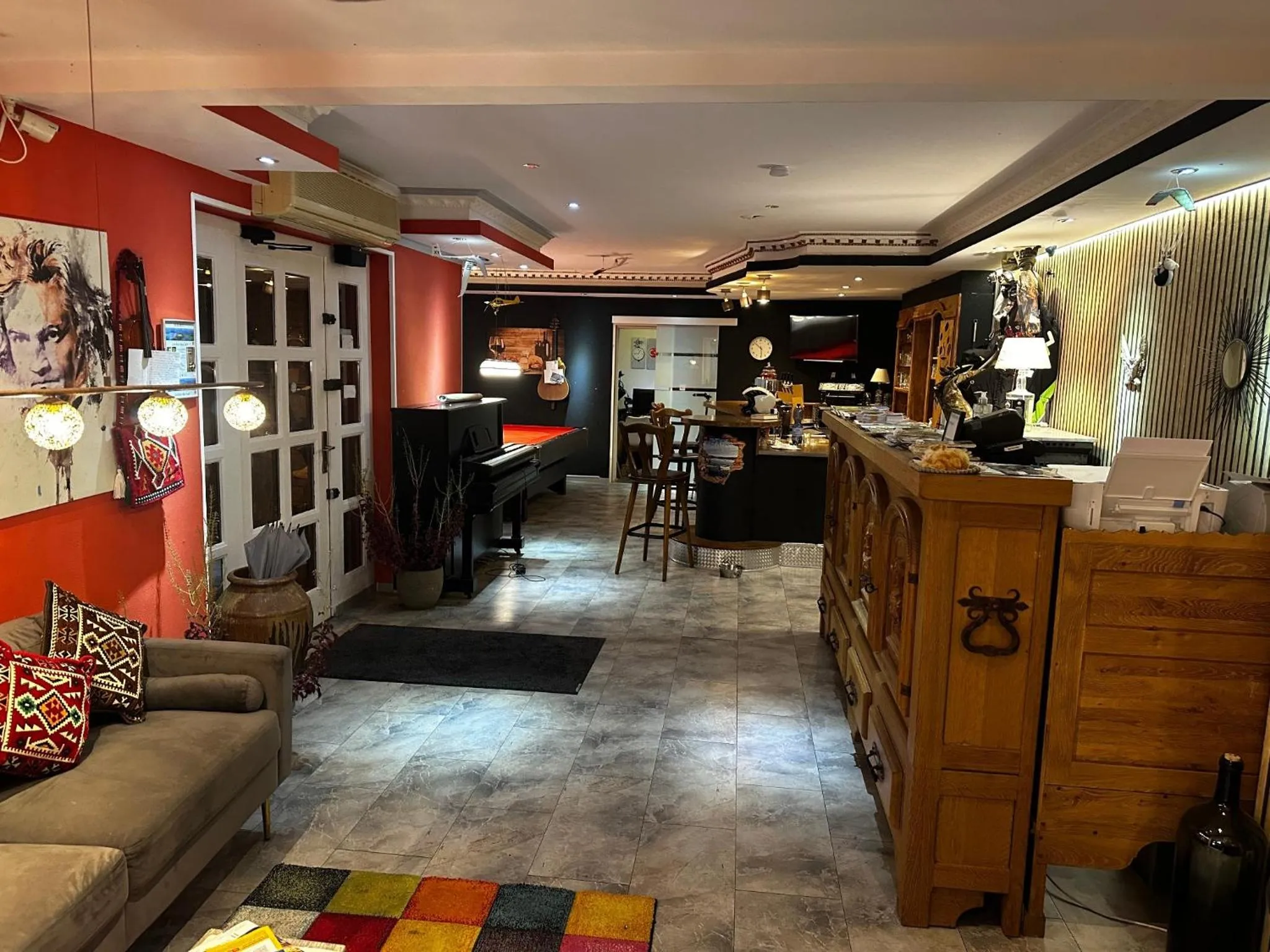 Lobby or reception in Green Seeblick Hotel am See