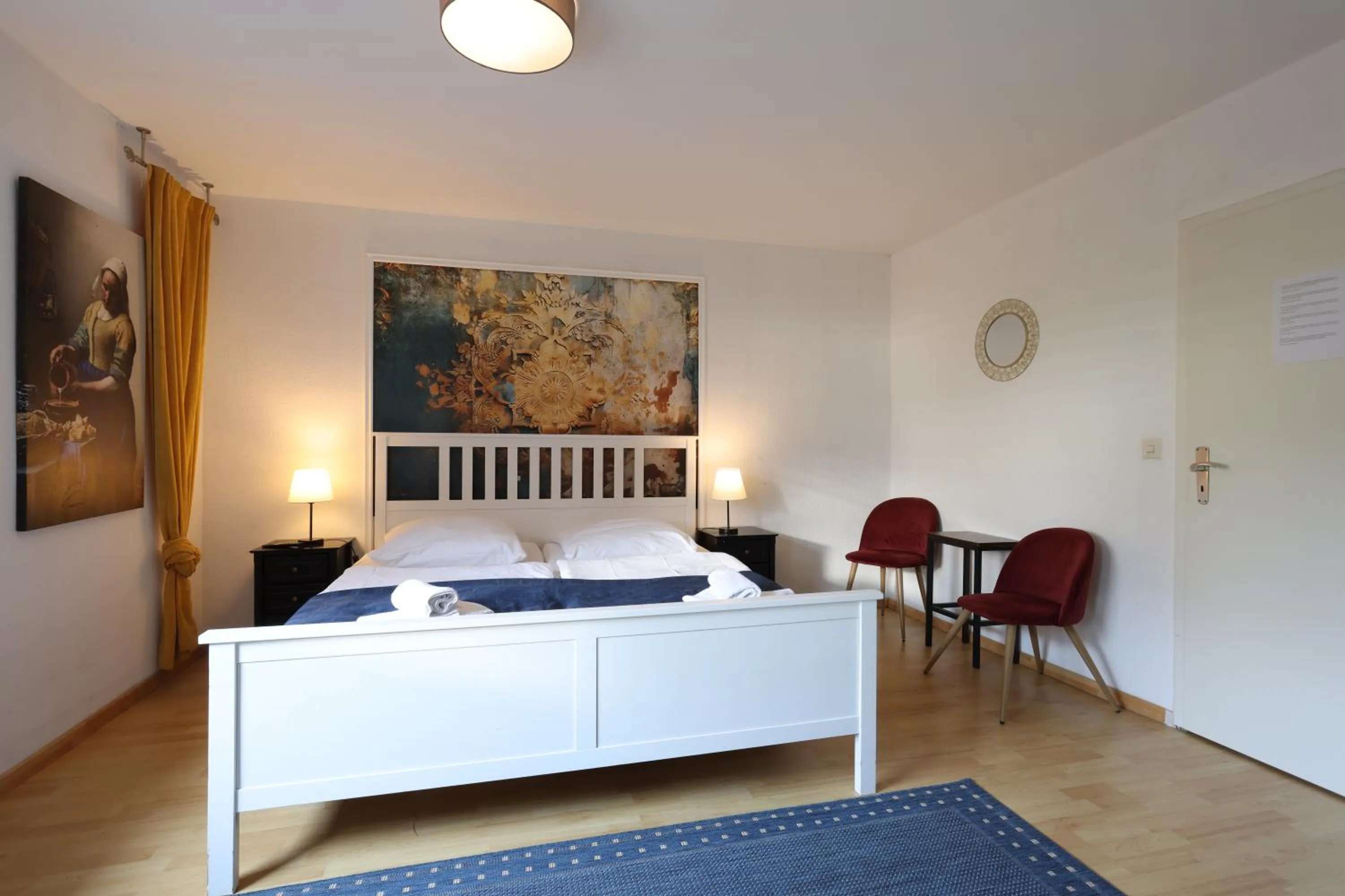 View (from property/room), Bed in Green Seeblick Hotel am See